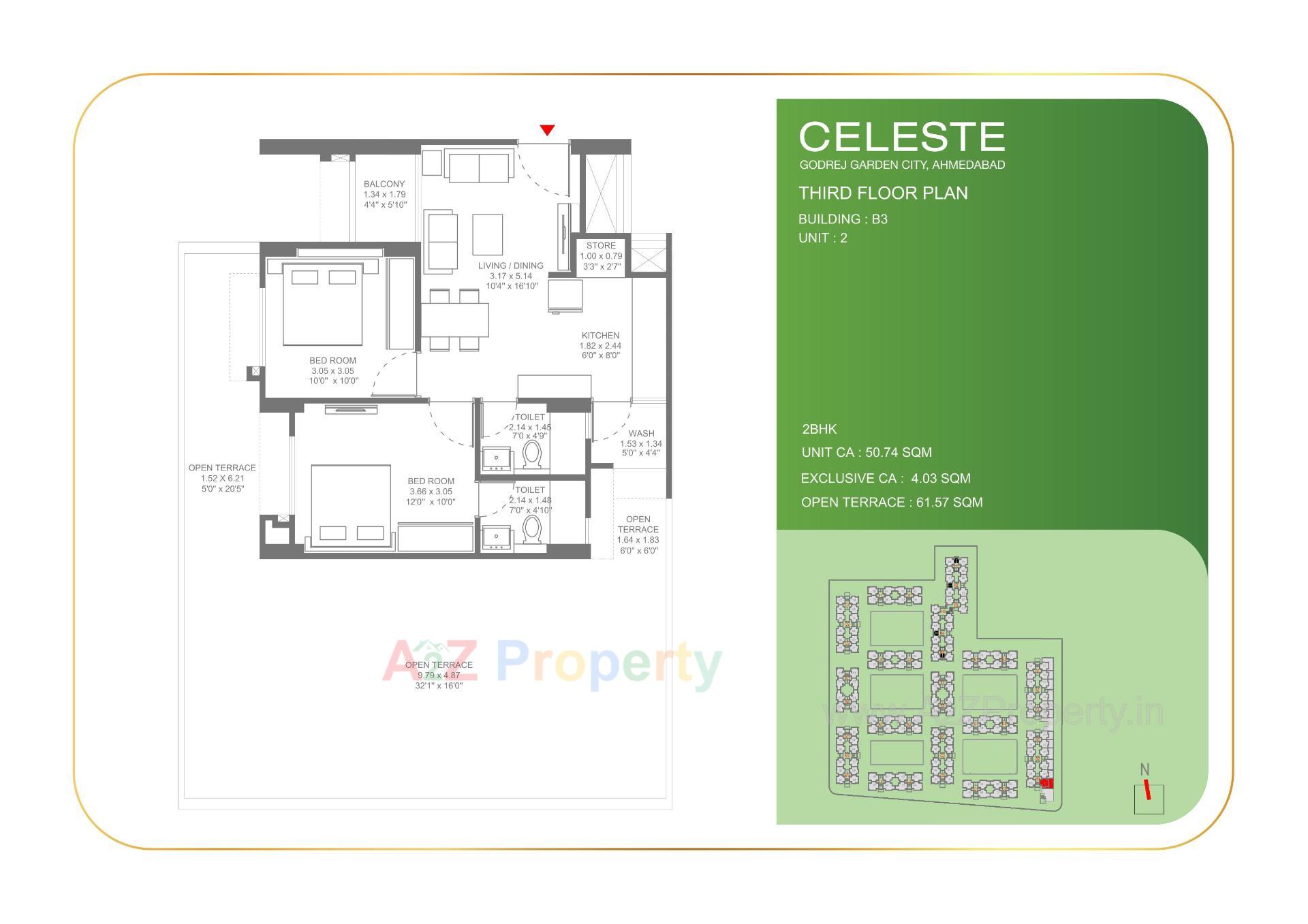 Layout of real estate project Celeste located at Jagatpur-chainpur-tragad, Ahmedabad, Gujarat