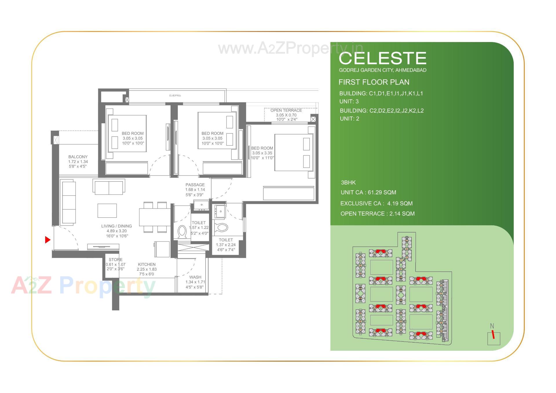 Layout of real estate project Celeste located at Jagatpur-chainpur-tragad, Ahmedabad, Gujarat