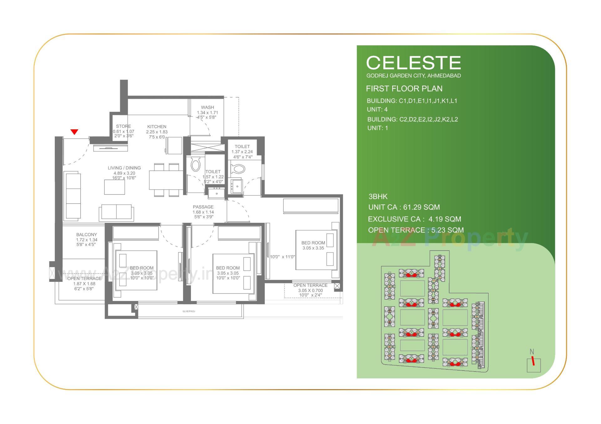 Layout of real estate project Celeste located at Jagatpur-chainpur-tragad, Ahmedabad, Gujarat