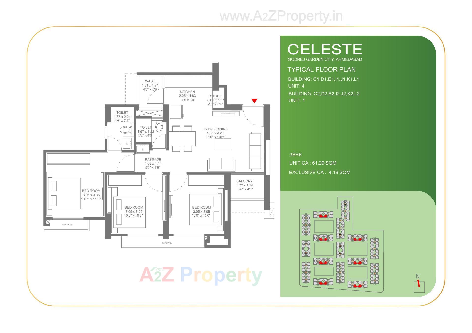 Layout of real estate project Celeste located at Jagatpur-chainpur-tragad, Ahmedabad, Gujarat