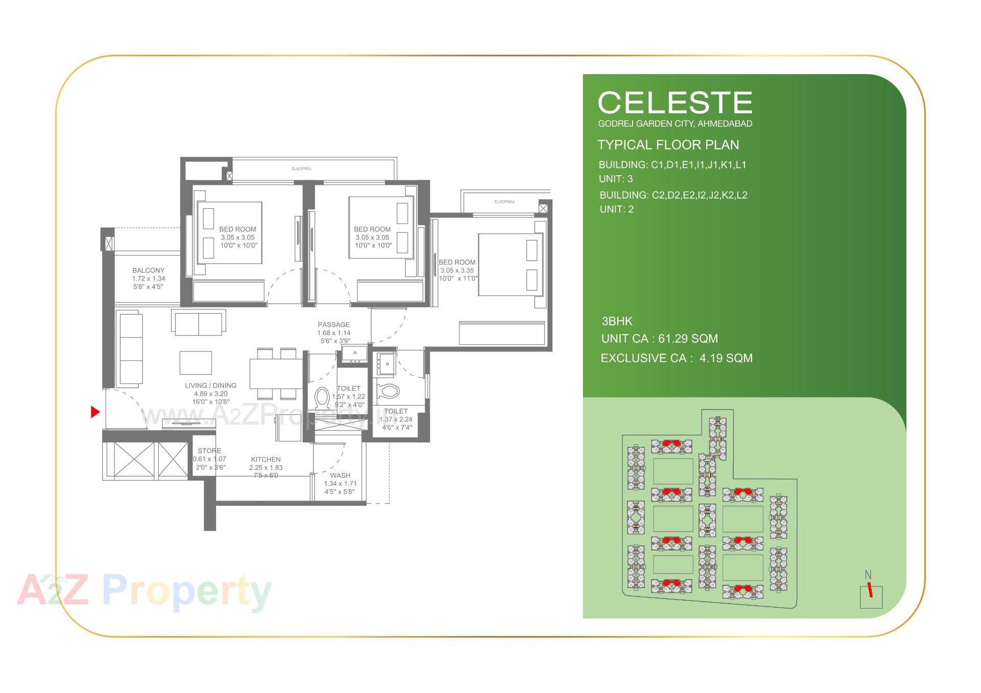 Layout of real estate project Celeste located at Jagatpur-chainpur-tragad, Ahmedabad, Gujarat