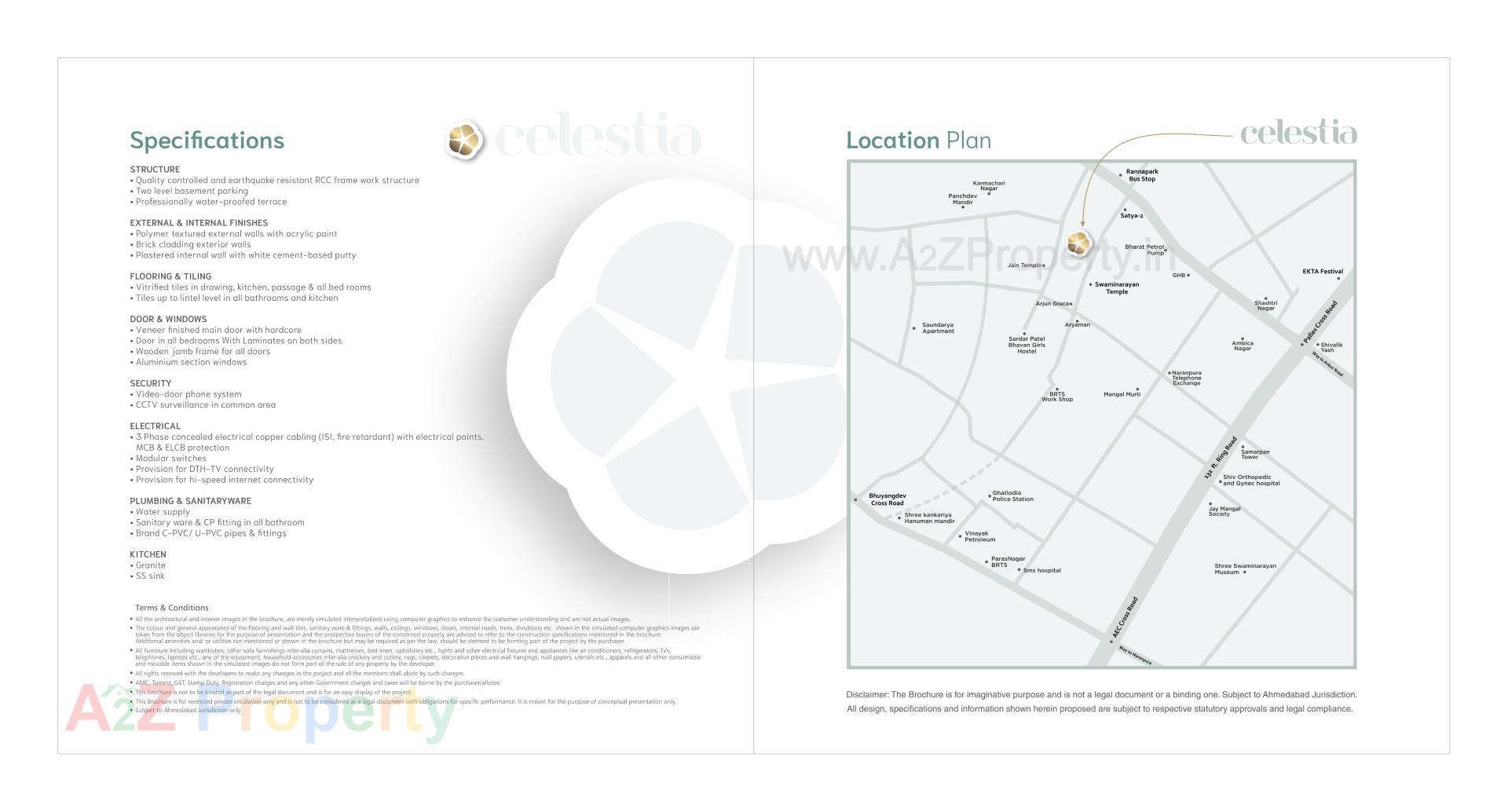  of real estate project Celestia located at Vadaj, Ahmedabad, Gujarat