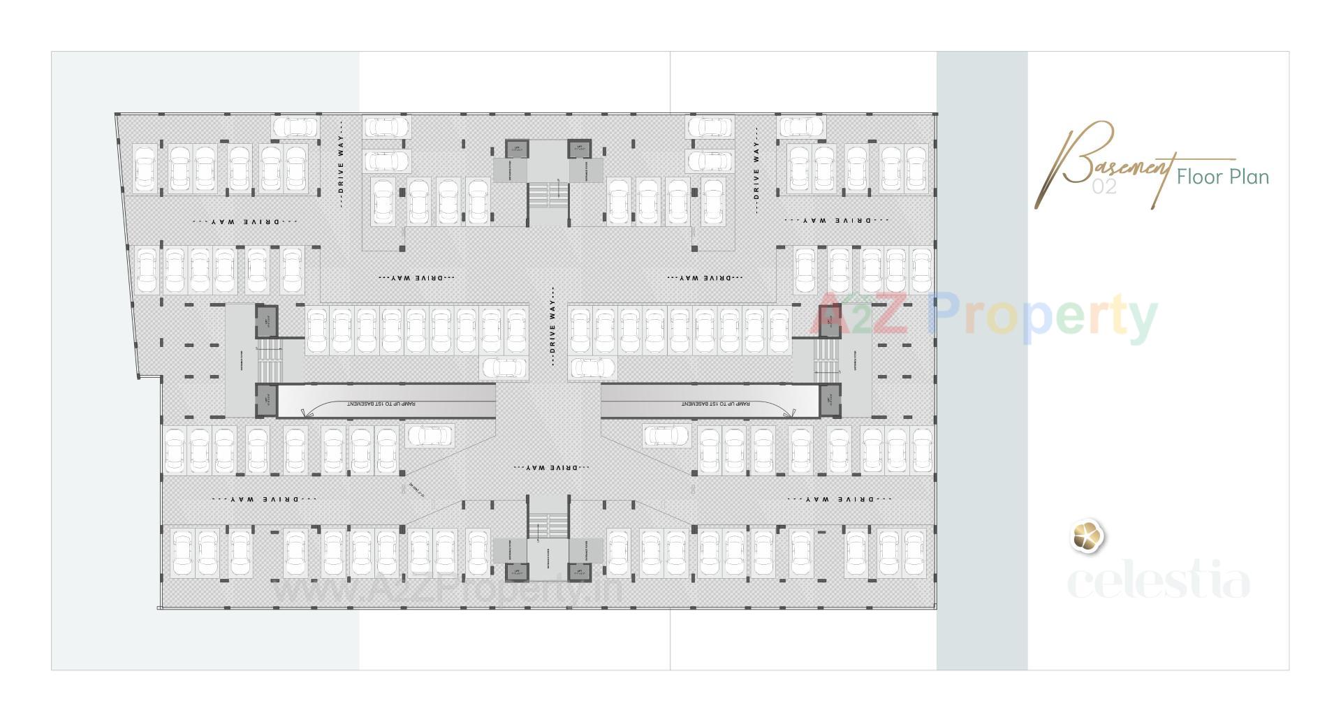 Layout of real estate project Celestia located at Vadaj, Ahmedabad, Gujarat