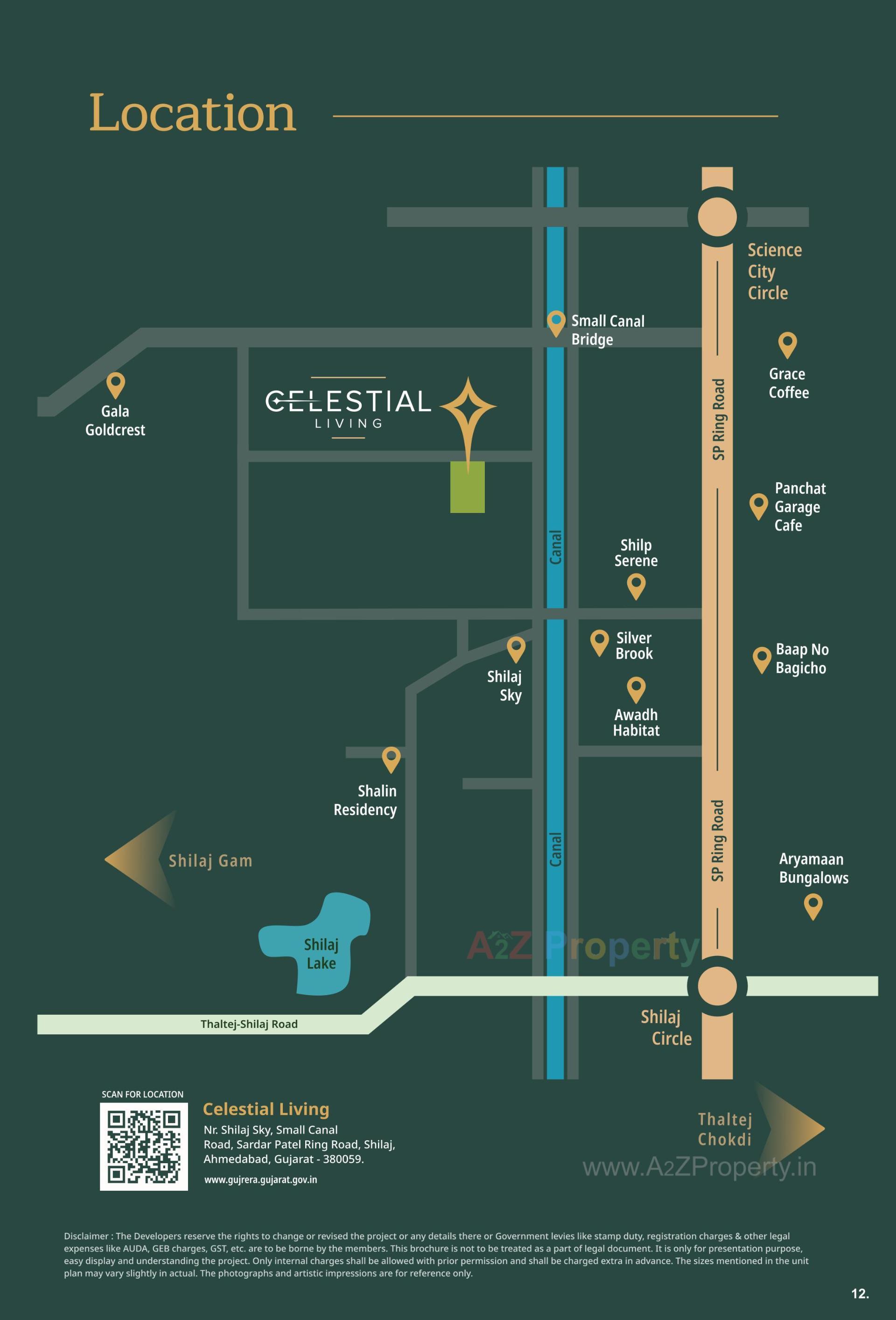  of real estate project Celestial Living located at Shilaj, Ahmedabad, Gujarat