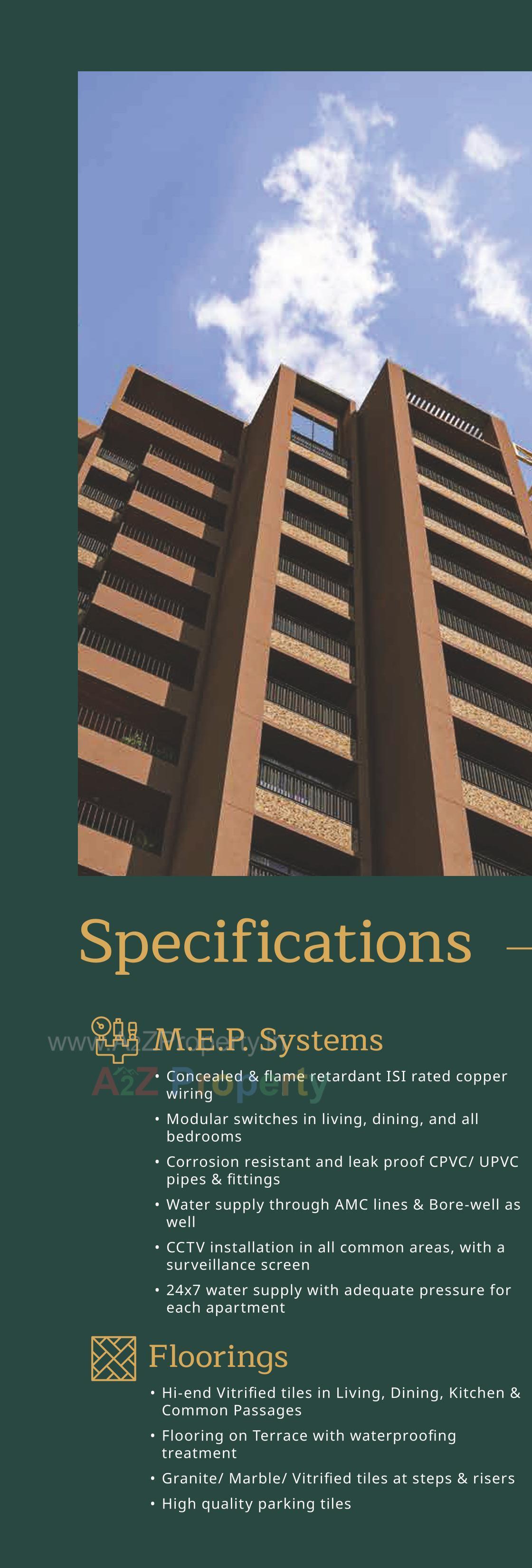 3D Elevation of real estate project Celestial Living located at Shilaj, Ahmedabad, Gujarat