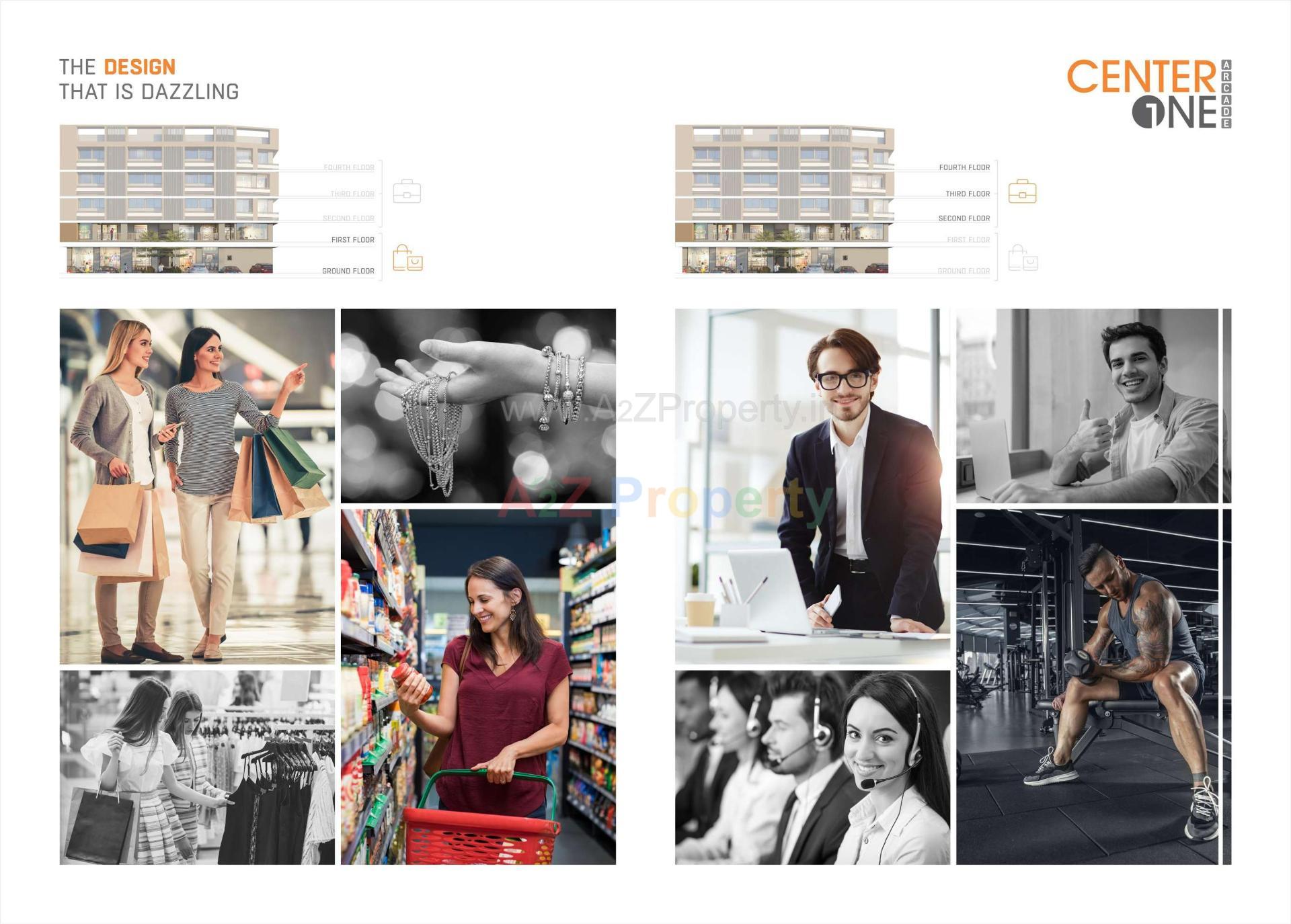  of real estate project Center One Arcade located at Kathwada, Ahmedabad, Gujarat