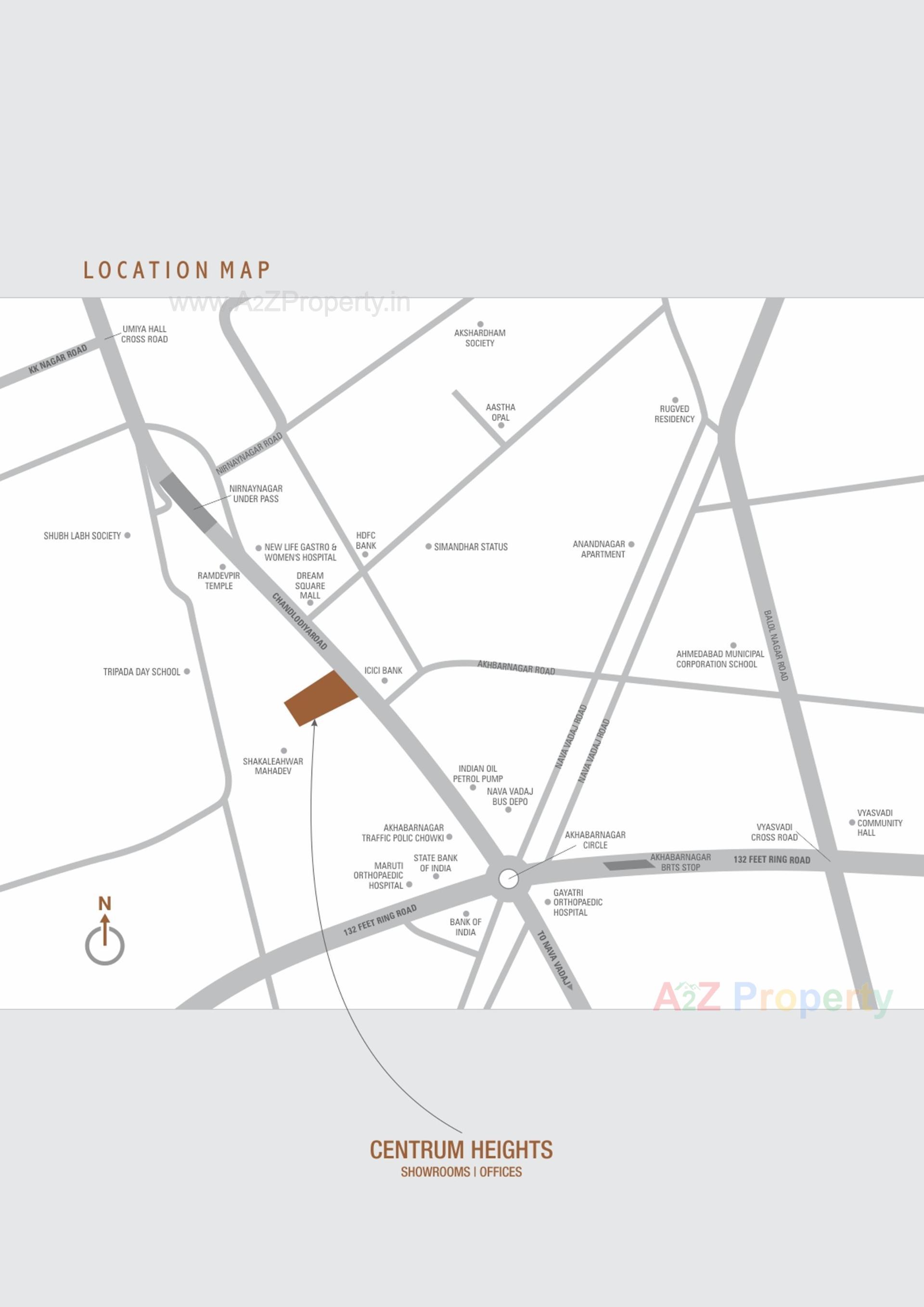  of real estate project Centrum Heights located at Wadaj, Ahmedabad, Gujarat