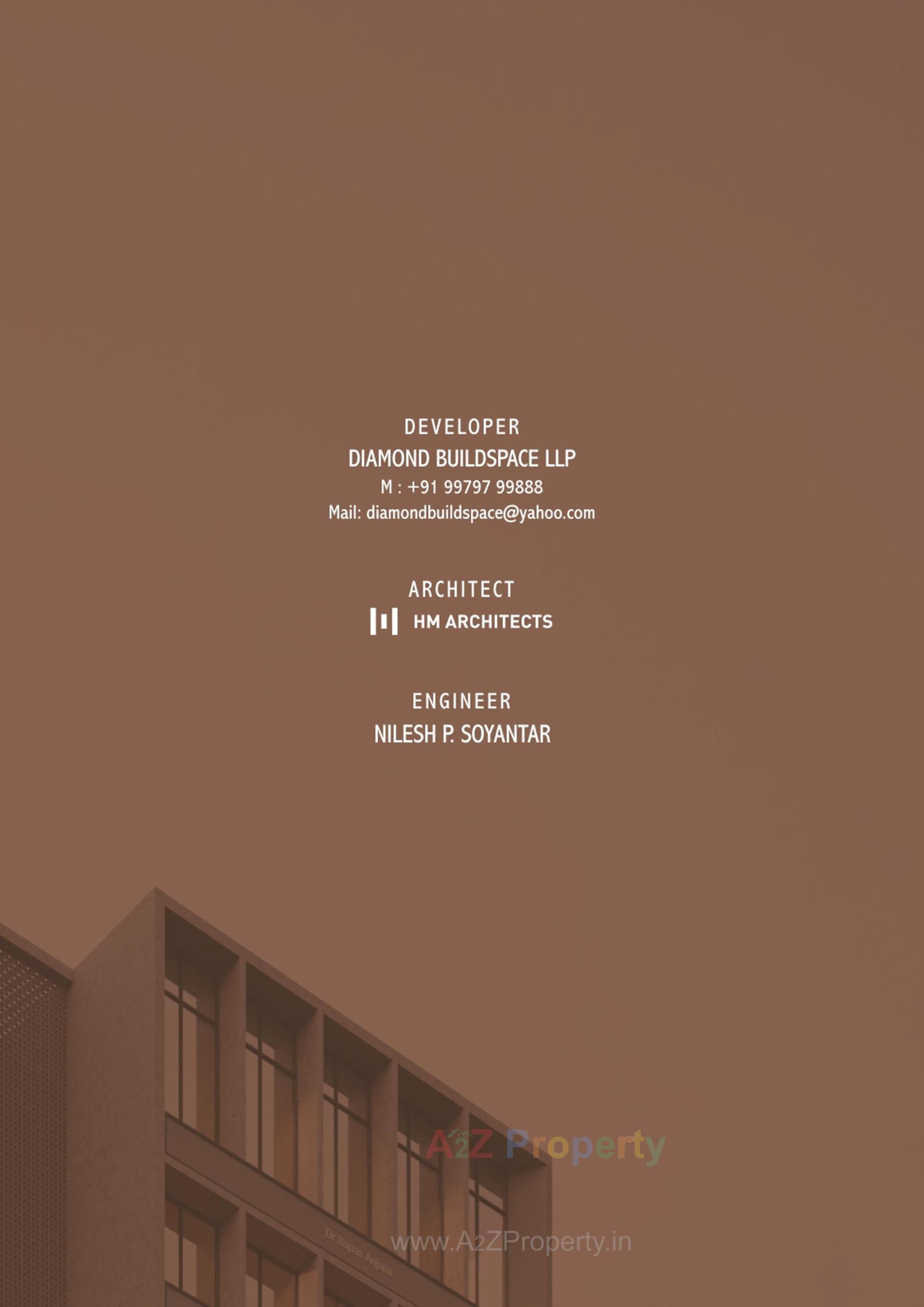 3D Elevation of real estate project Centrum Heights located at Wadaj, Ahmedabad, Gujarat