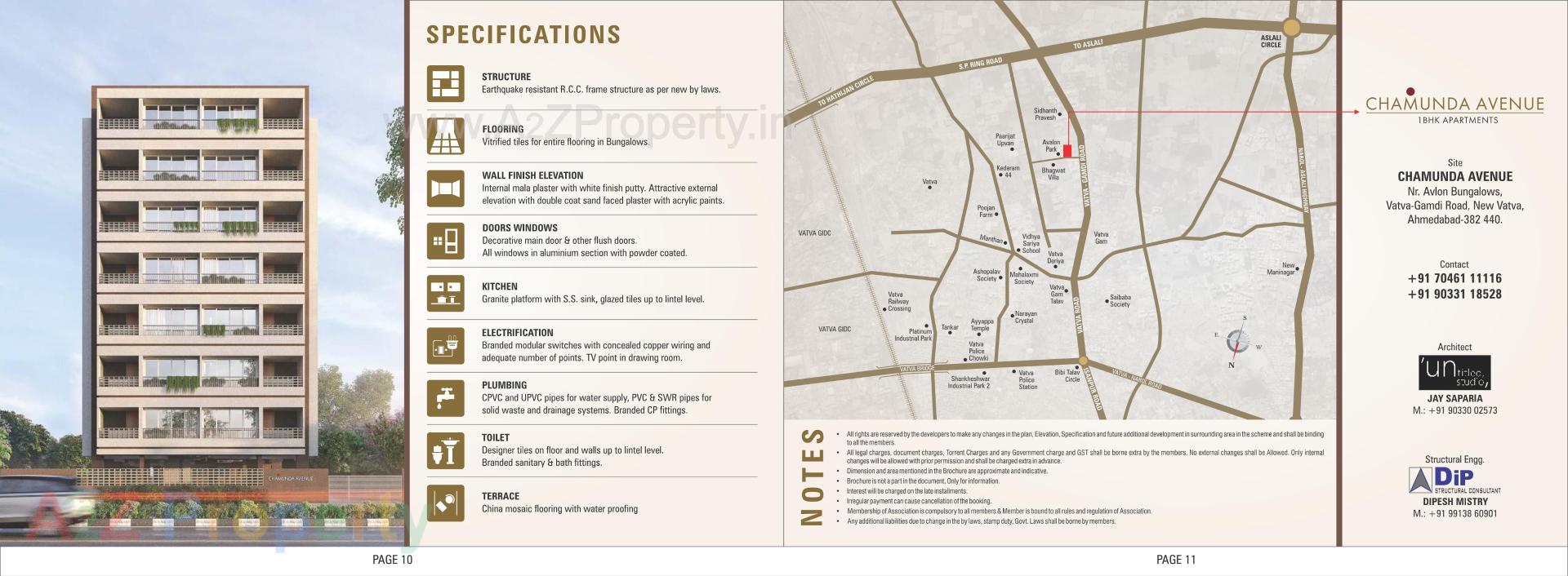  of real estate project Chamunda Avenue located at Vatva, Ahmedabad, Gujarat