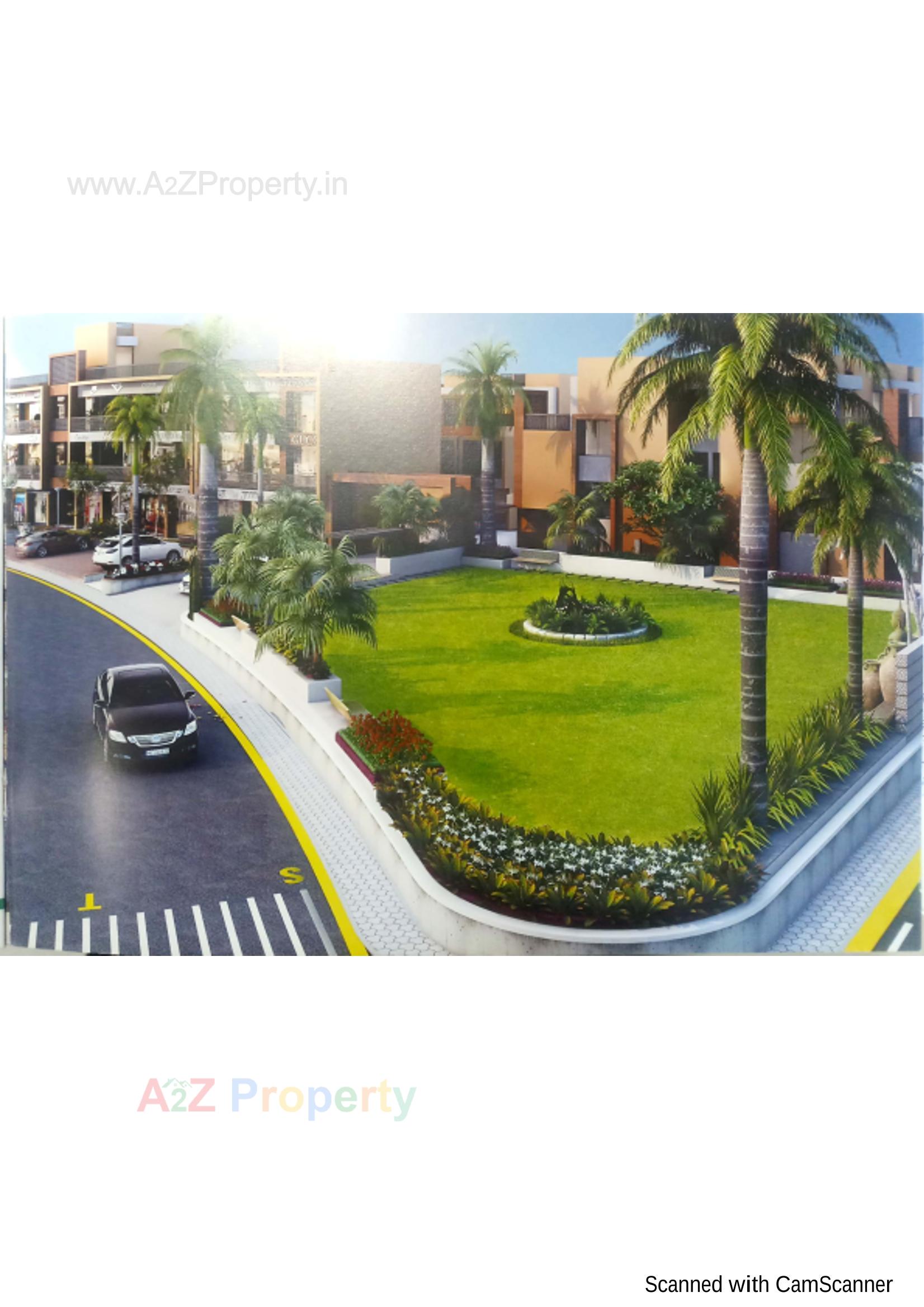 3D Elevation of real estate project Chandra Pushp Residency located at Vanch, Ahmedabad, Gujarat