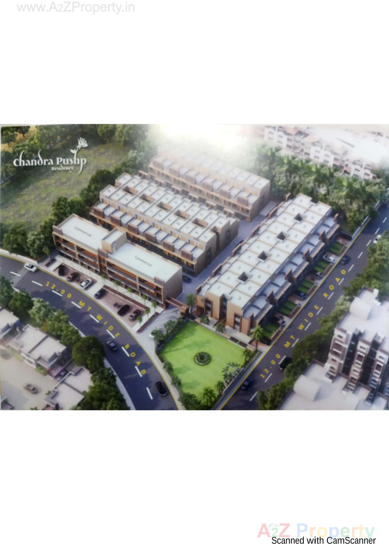 3D Elevation of real estate project Chandra Pushp Residency located at Vanch, Ahmedabad, Gujarat