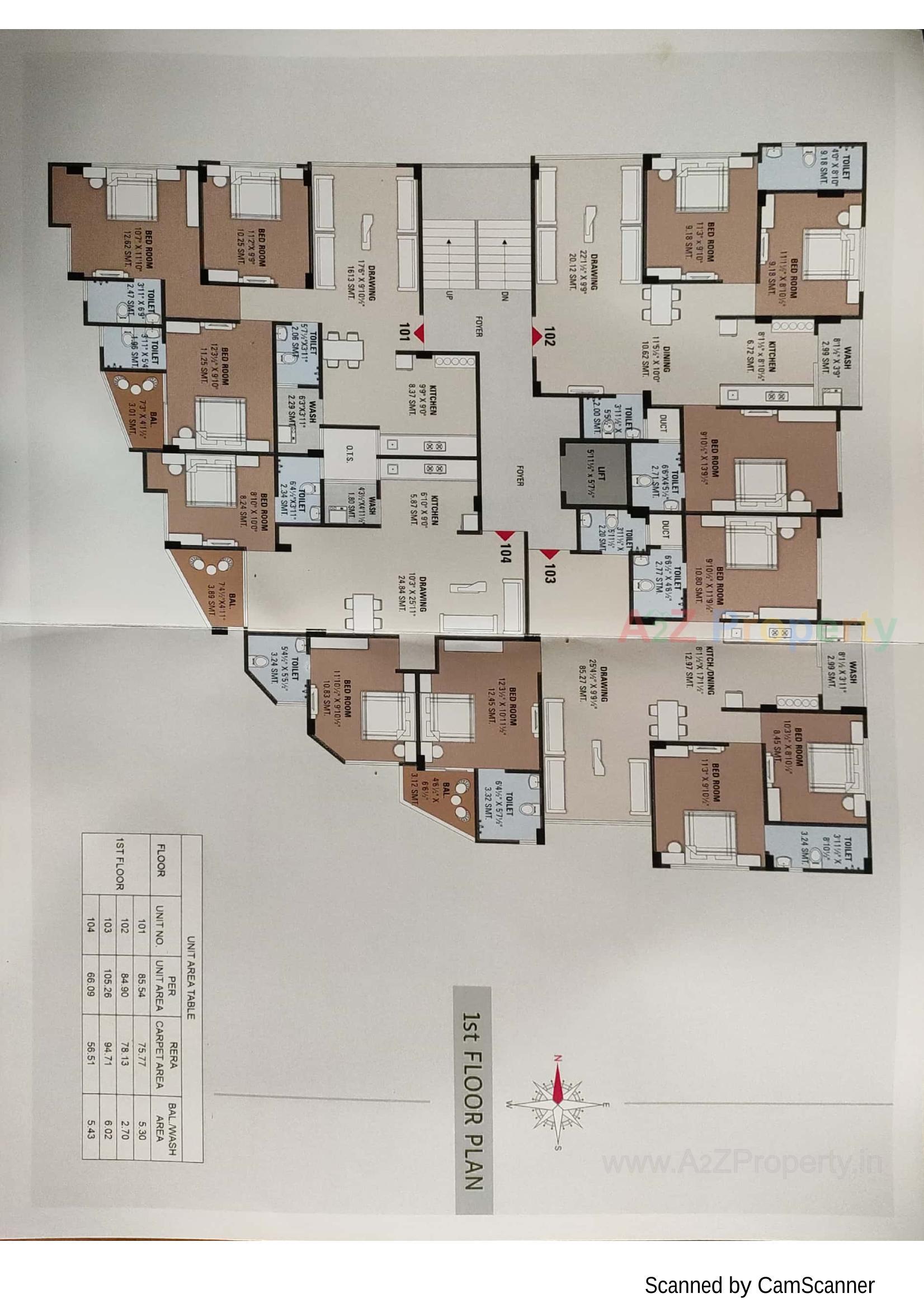 Layout of real estate project Chirag Apartment located at Chhadavad-section-ivf, Ahmedabad, Gujarat