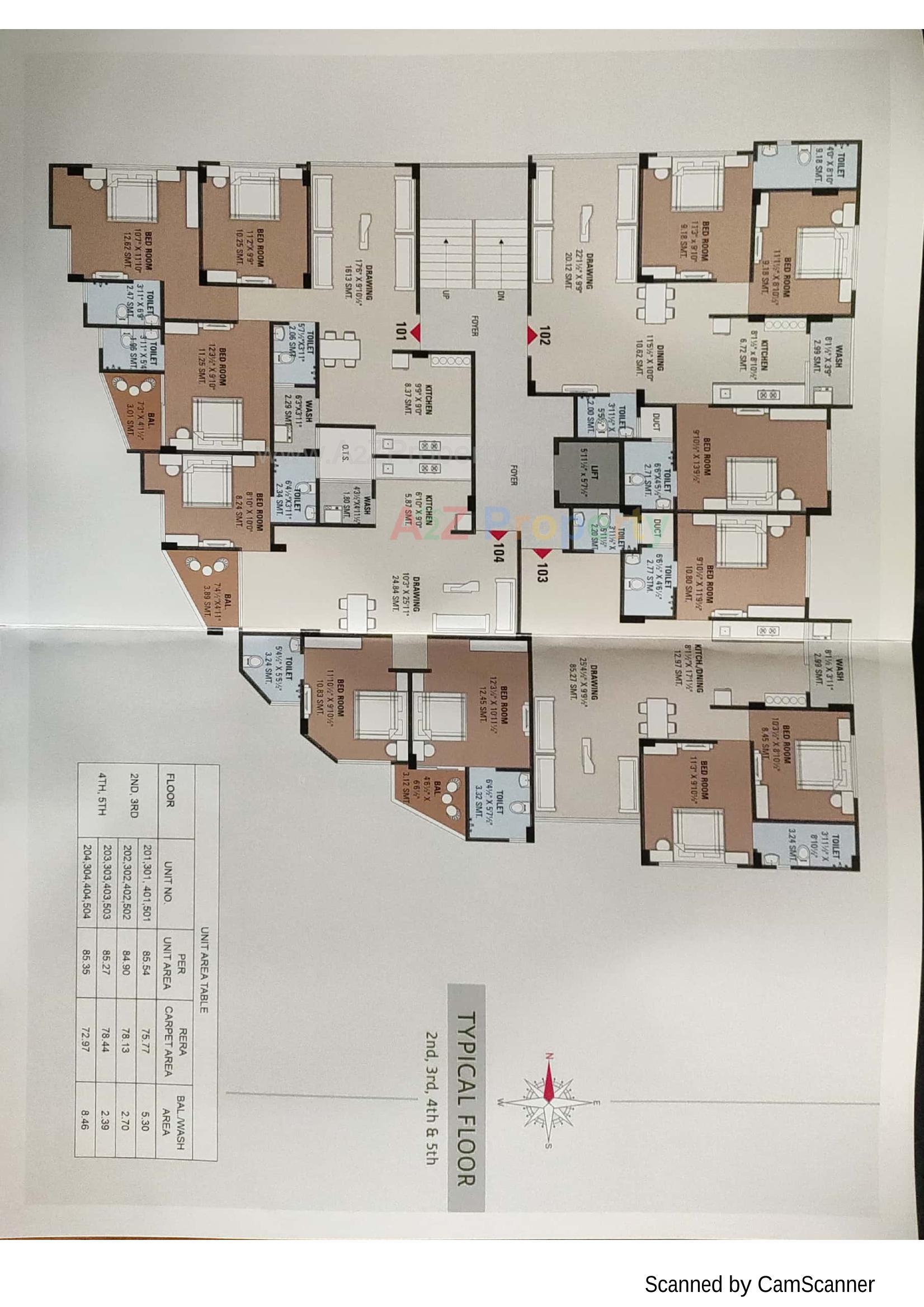 Layout of real estate project Chirag Apartment located at Chhadavad-section-ivf, Ahmedabad, Gujarat