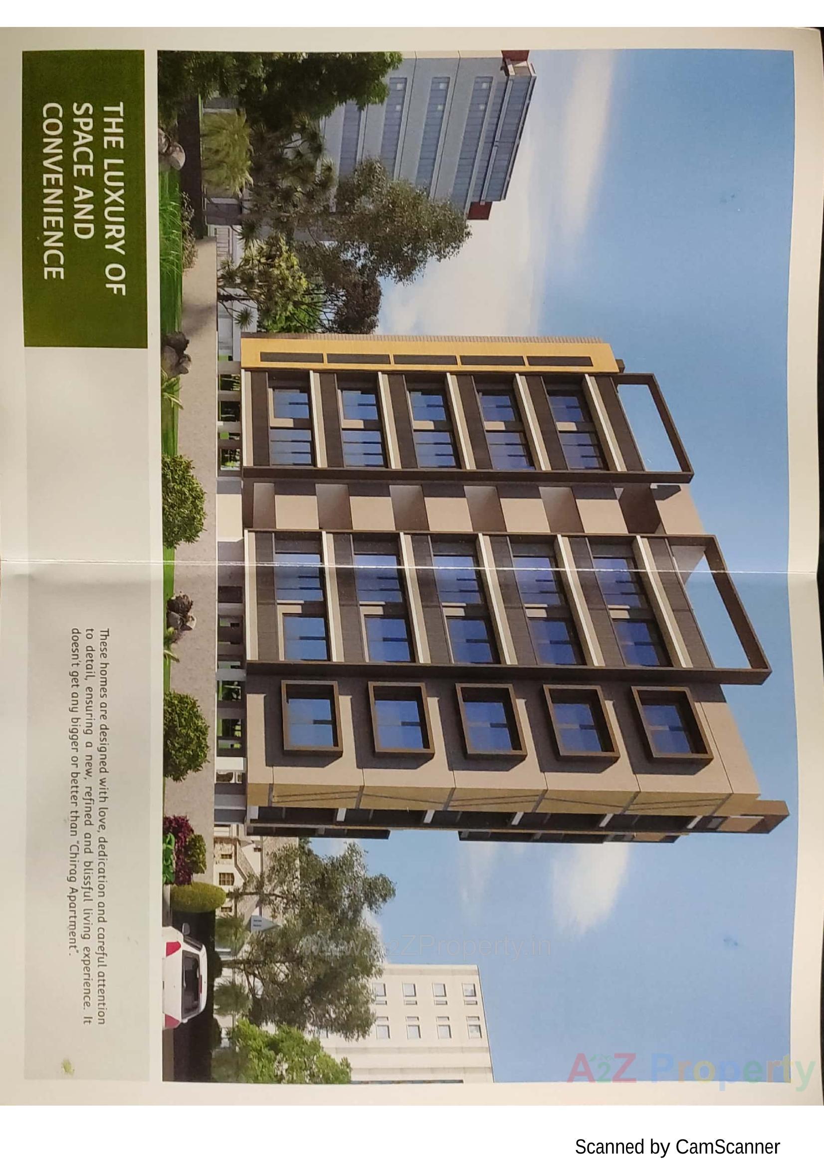 3D Elevation of real estate project Chirag Apartment located at Chhadavad-section-ivf, Ahmedabad, Gujarat