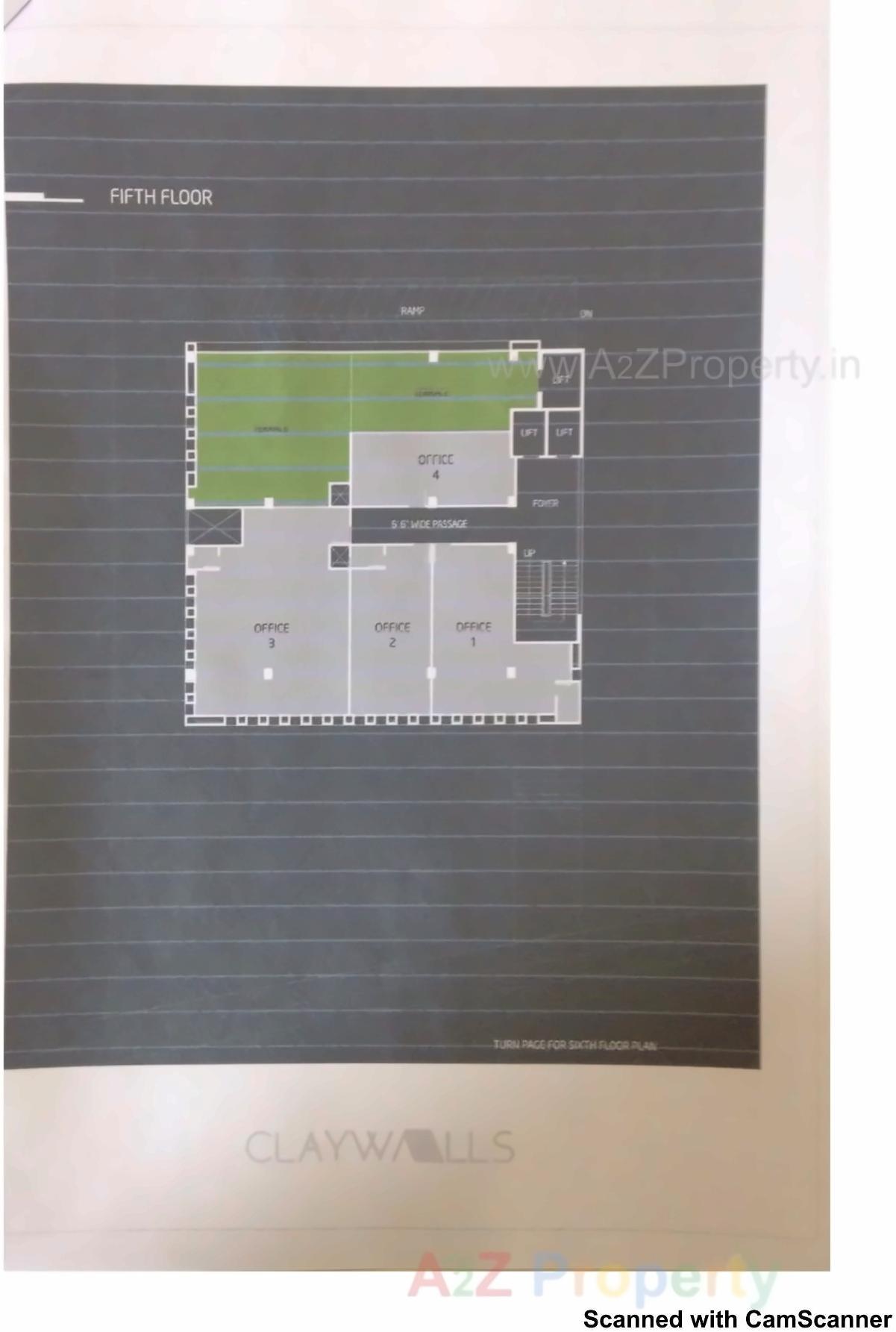 Layout of real estate project Clay Walls located at Thaltej, Ahmedabad, Gujarat