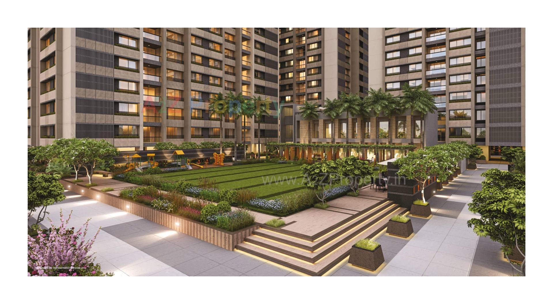 3D Elevation of real estate project Cloud 9 () located at Vasna, Ahmedabad, Gujarat