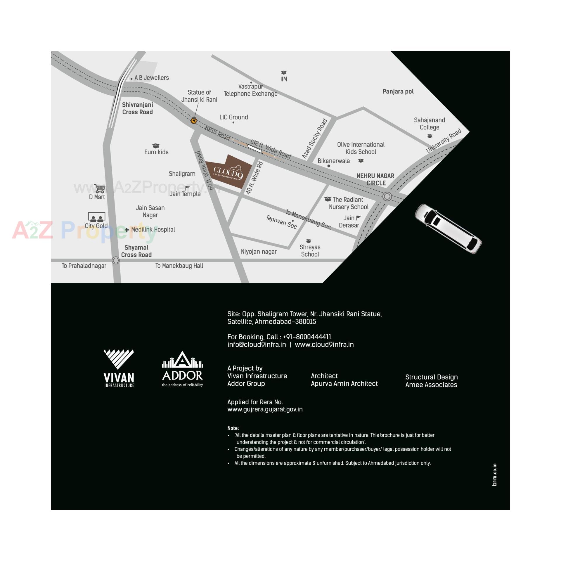  of real estate project Cloud 9 () located at Vasna, Ahmedabad, Gujarat