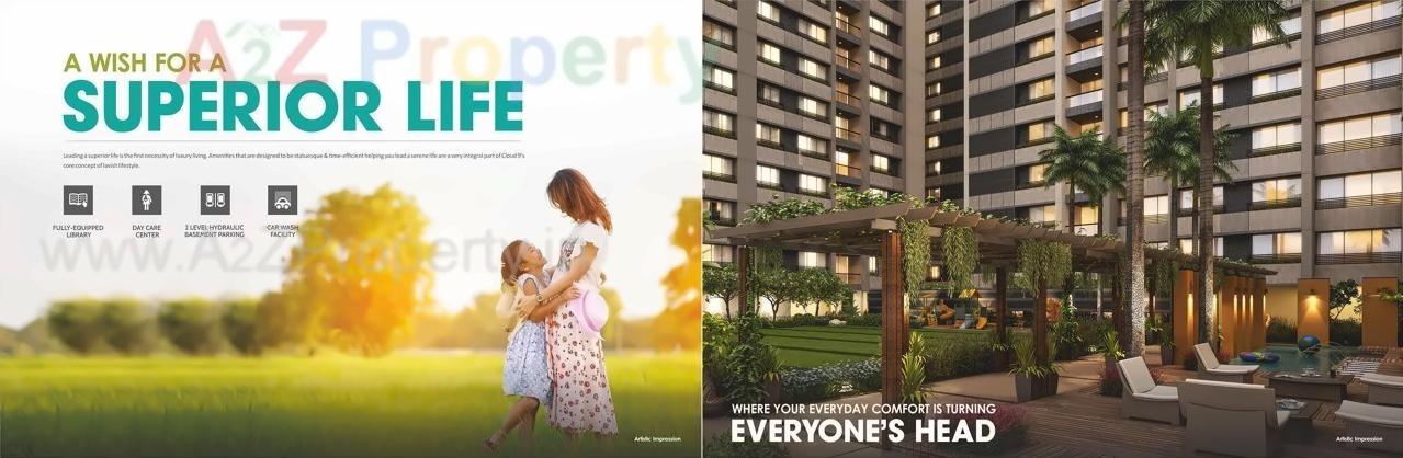 3D Elevation of real estate project Cloud located at Ambawadi, Ahmedabad, Gujarat