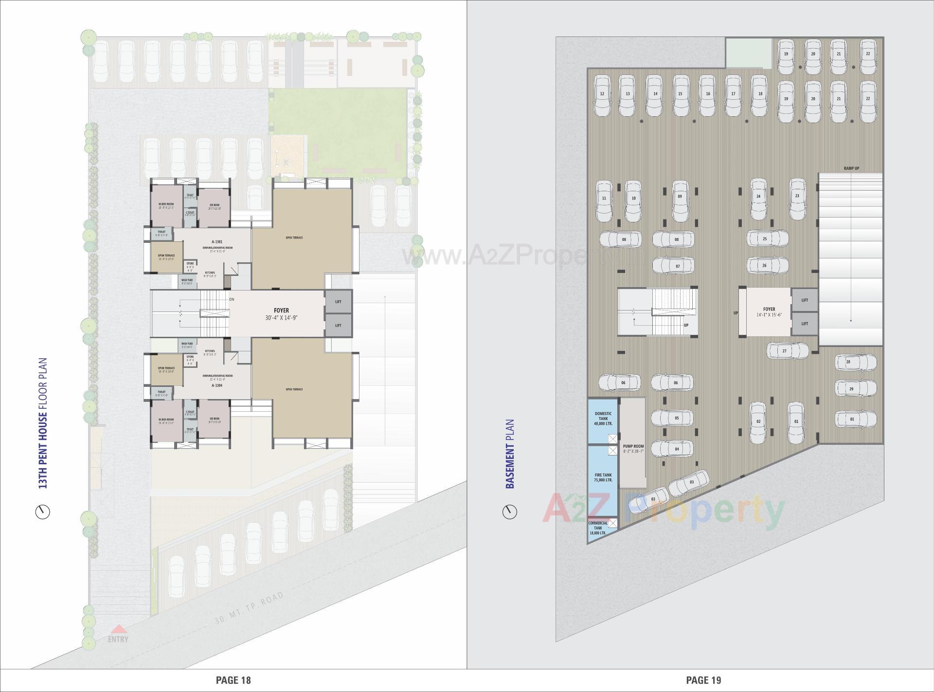 Layout of real estate project Colin Haven located at Chandkheda, Ahmedabad, Gujarat