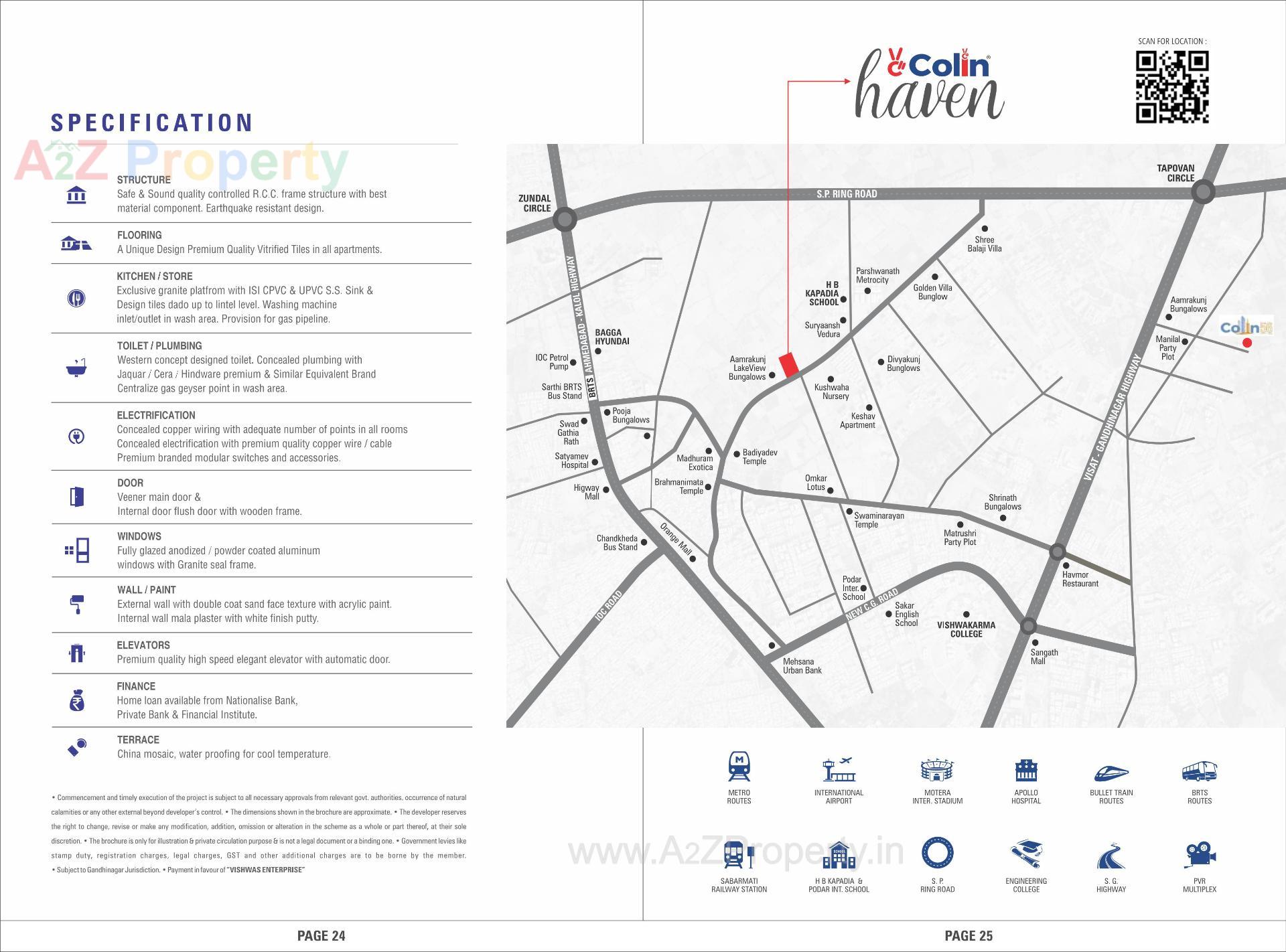  of real estate project Colin Haven located at Chandkheda, Ahmedabad, Gujarat