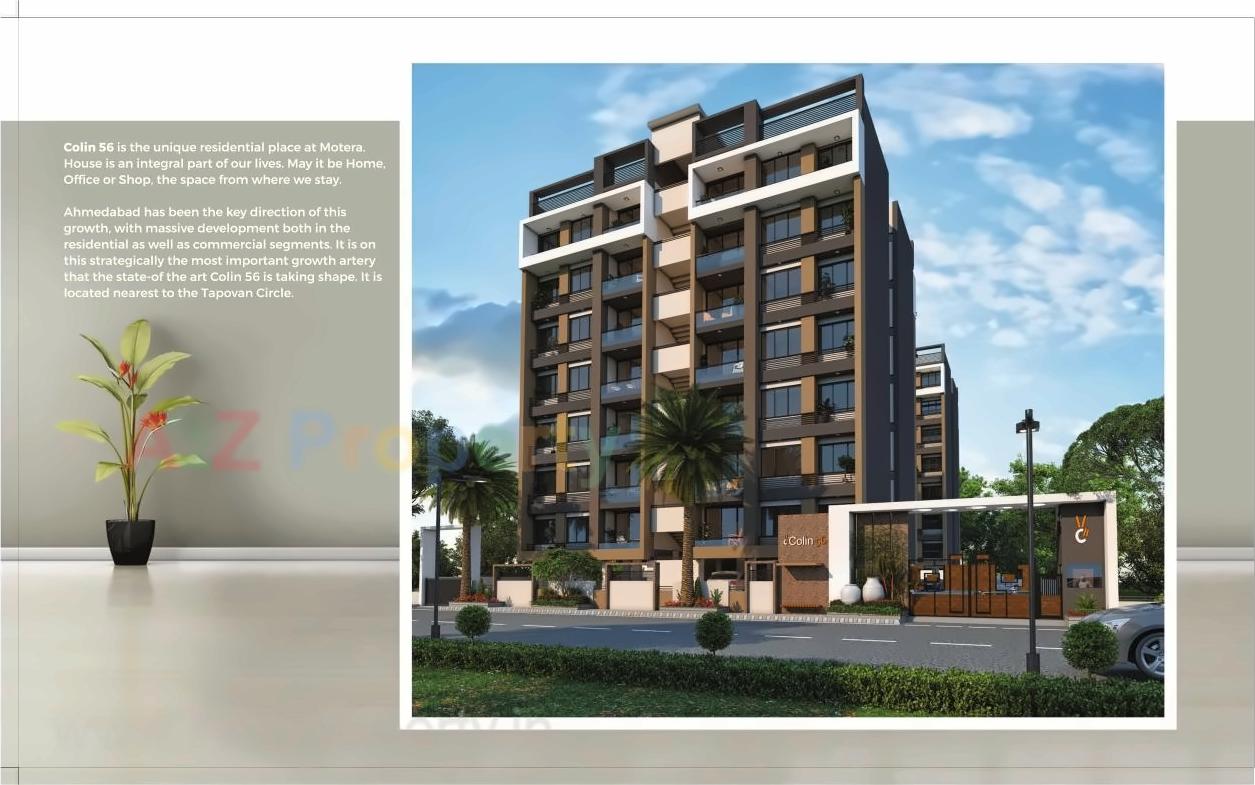3D Elevation of real estate project Colin located at Motera, Ahmedabad, Gujarat