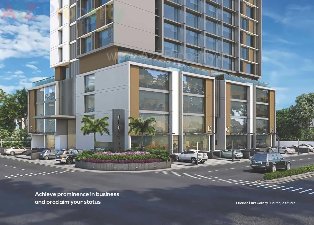 3D Elevation of real estate project Colonnade Ii located at Bodakdev, Ahmedabad, Gujarat