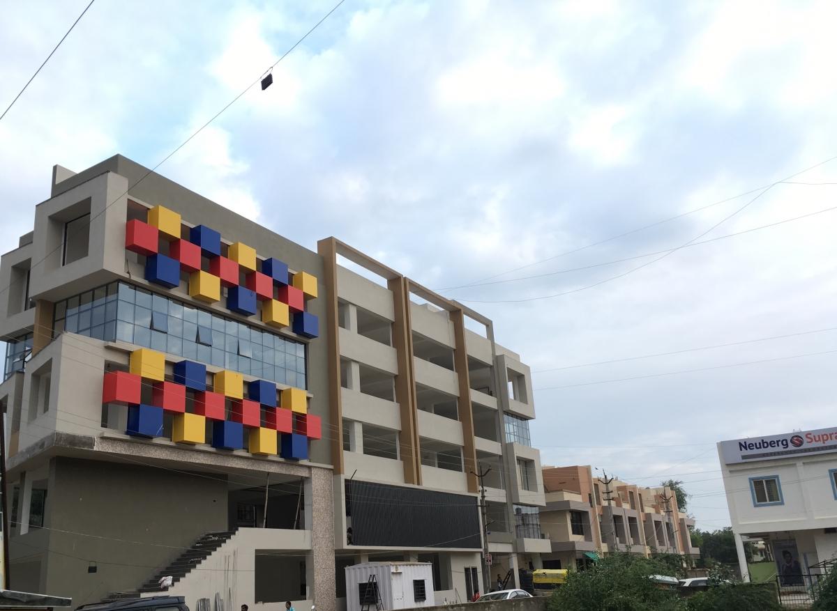 119684_const of real estate project Colour Stone located at Bopal, Ahmedabad, Gujarat