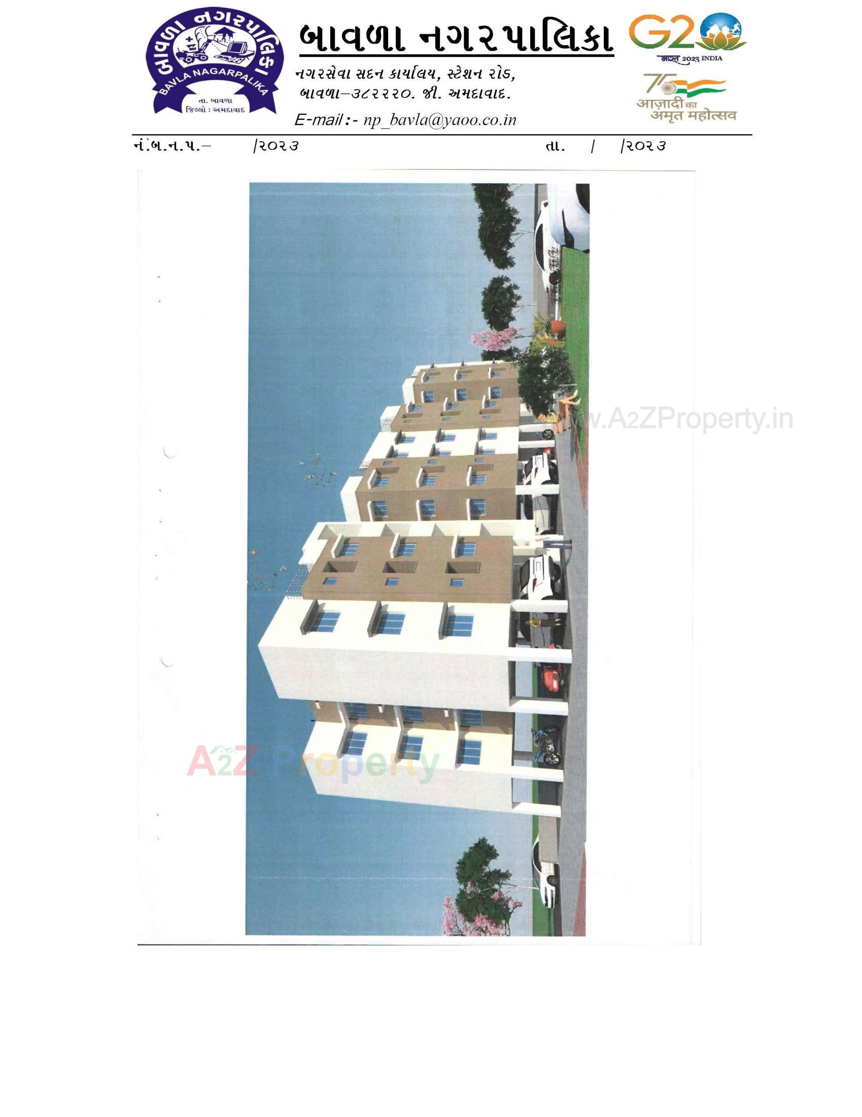  of real estate project Construction Of 252 Dus Of Affordable Housing Project At Bavla City Under Pradhan Mantri Awas Yojna Tp 1_fp 1 located at Bavla, Ahmedabad, Gujarat