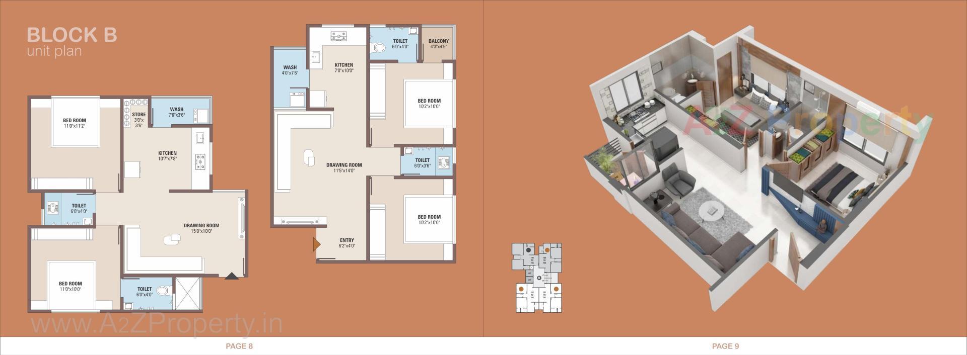 Layout of real estate project Copper Stone Heights located at Hanspura, Ahmedabad, Gujarat