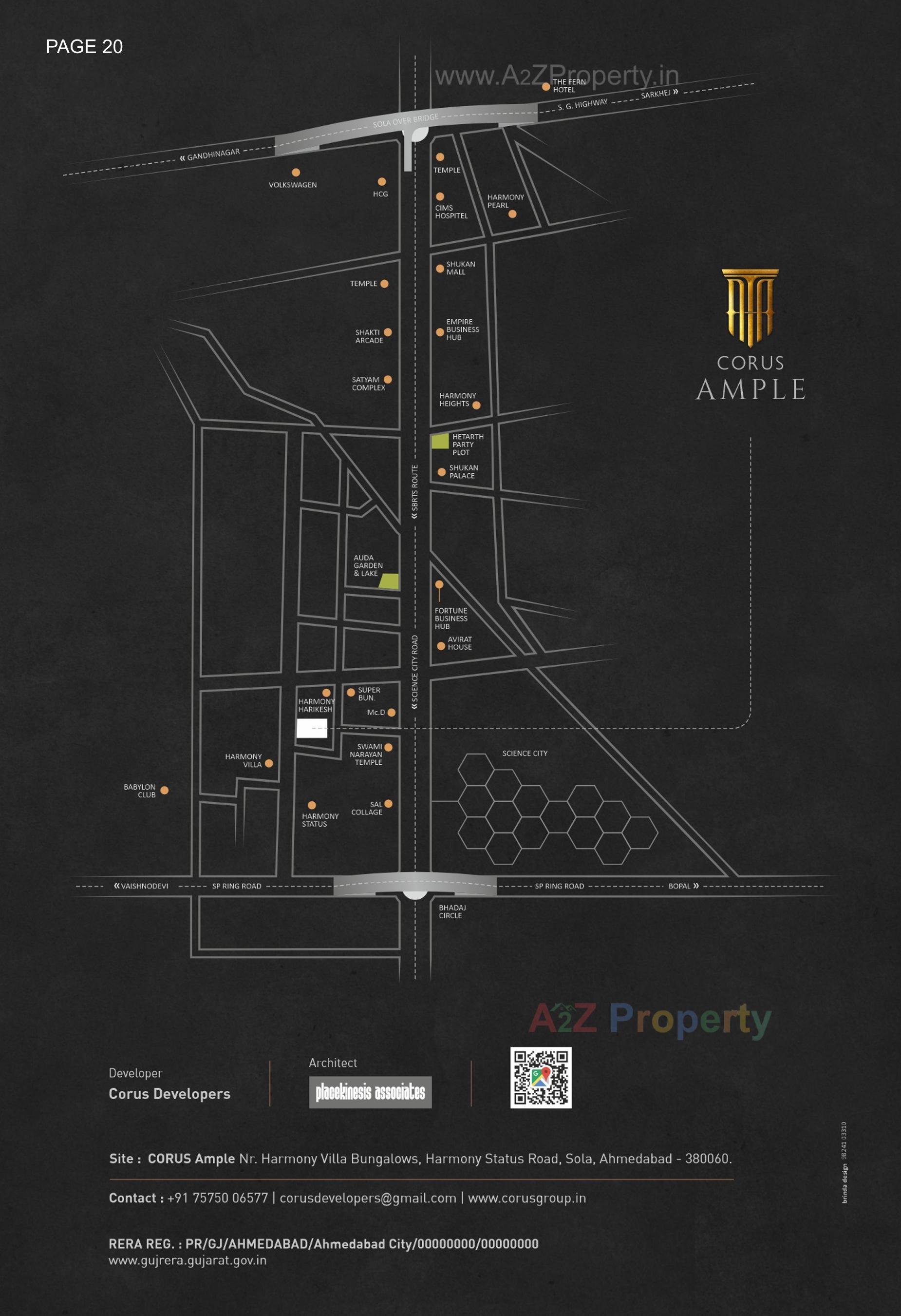  of real estate project Corus Ample located at Sola, Ahmedabad, Gujarat