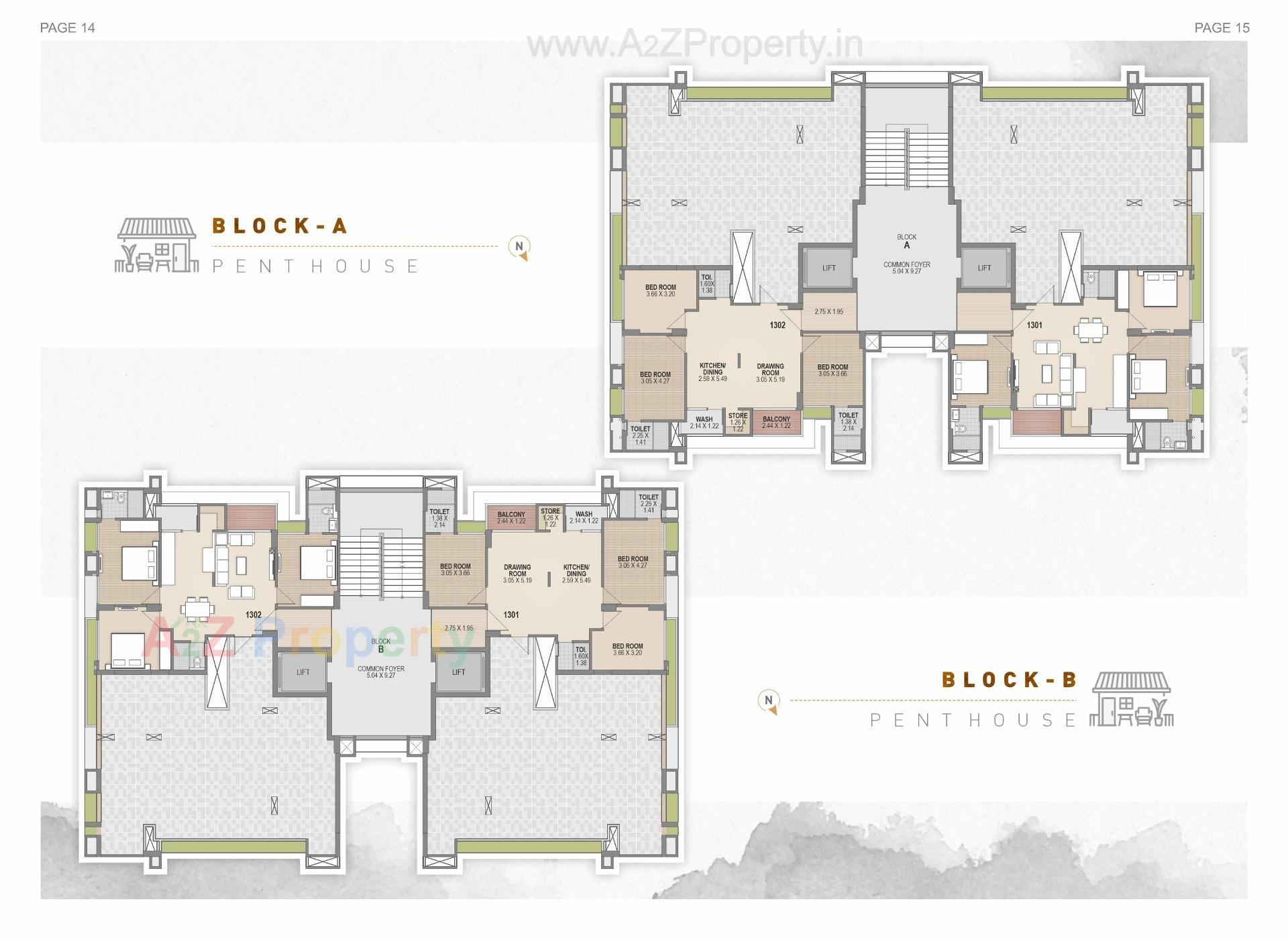 Layout of real estate project Corus Ample located at Sola, Ahmedabad, Gujarat