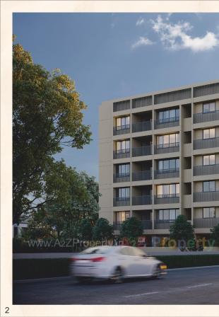 Elevation of real estate project Corus Dreams located at Manipur, Ahmedabad, Gujarat