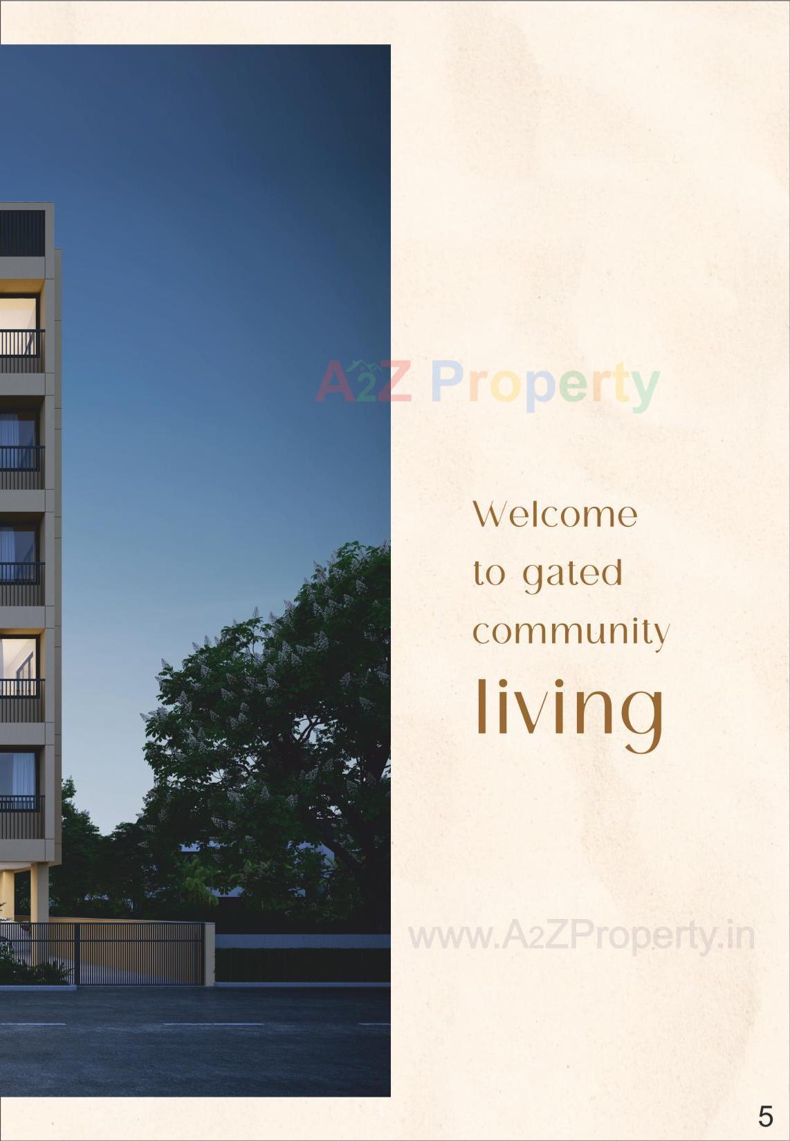 3D Elevation of real estate project Corus Dreams located at Manipur, Ahmedabad, Gujarat