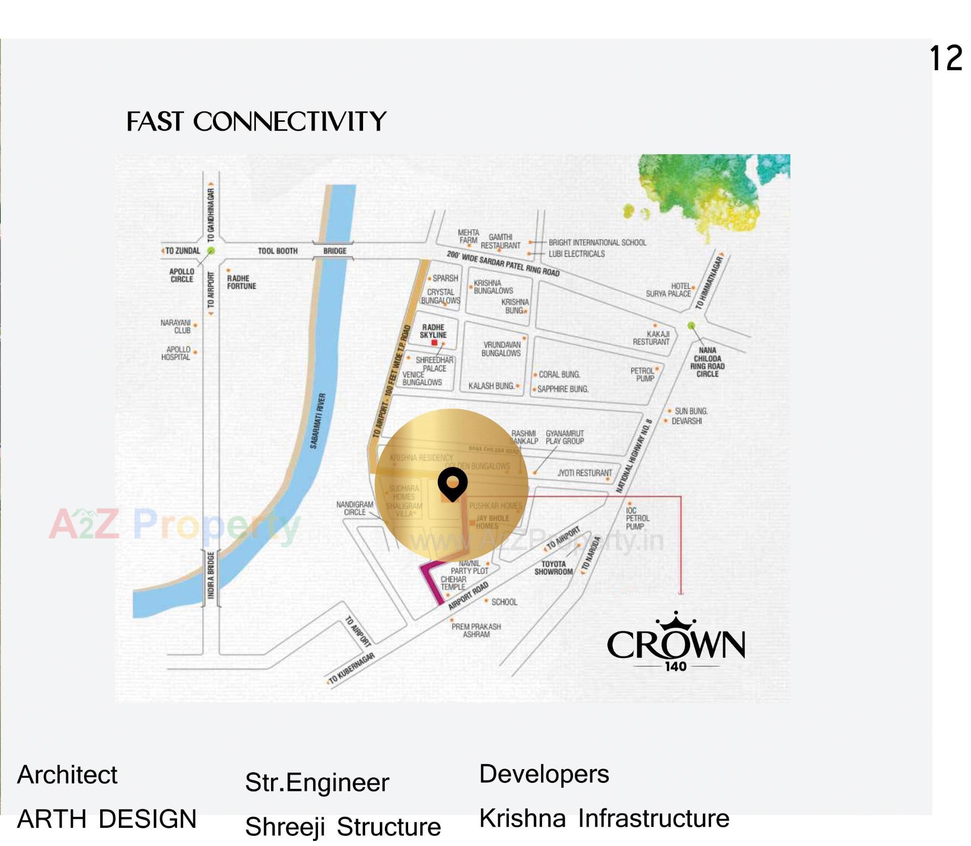  of real estate project Crown 140 located at Chiloda, Ahmedabad, Gujarat