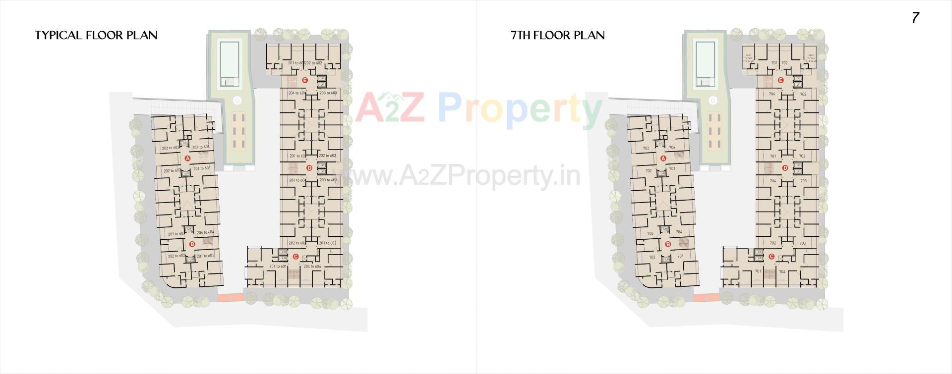 Layout of real estate project Crown 140 located at Chiloda, Ahmedabad, Gujarat