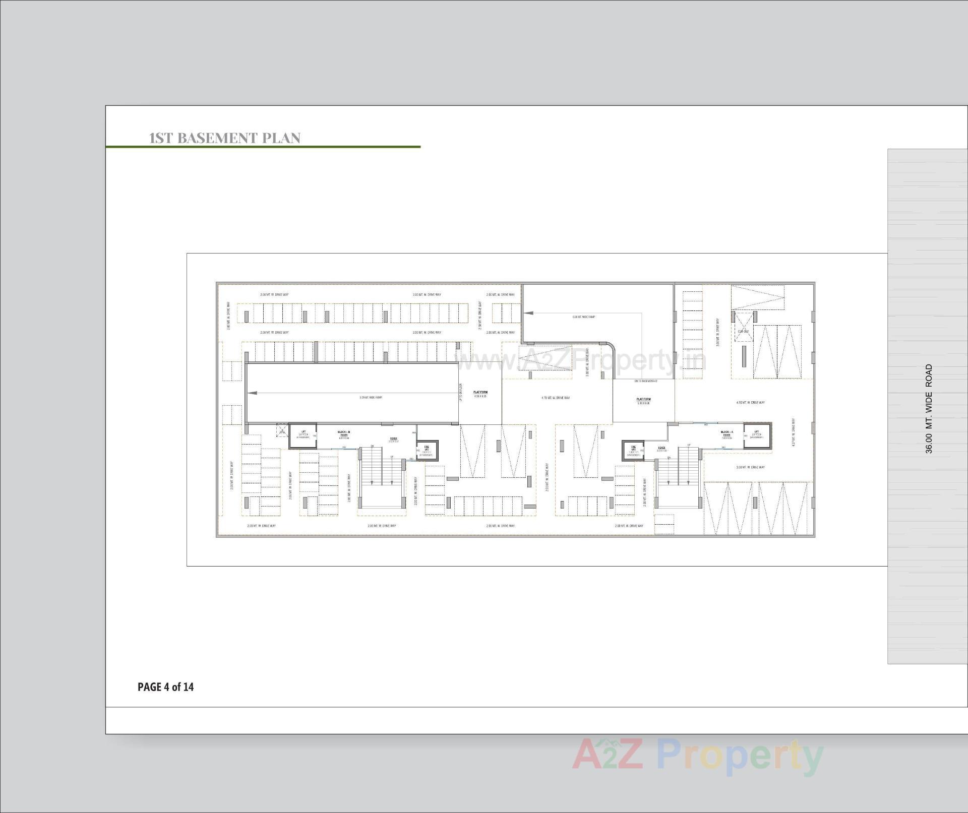 Layout of real estate project Crown Gold located at Bilasiya, Ahmedabad, Gujarat