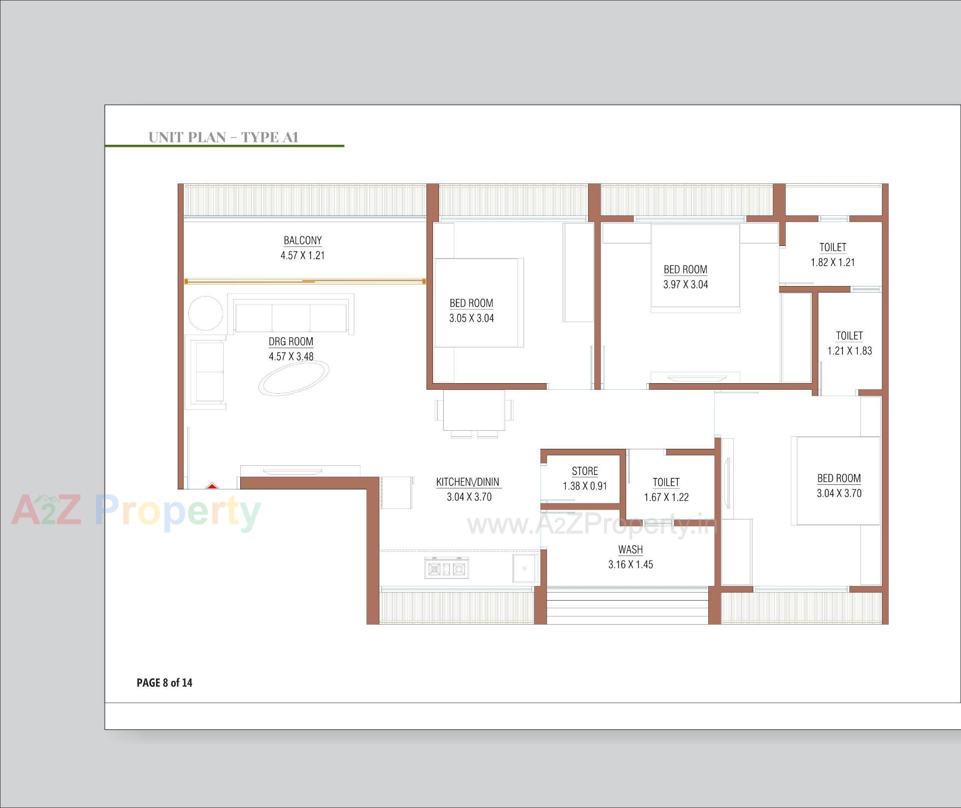 Layout of real estate project Crown Gold located at Bilasiya, Ahmedabad, Gujarat