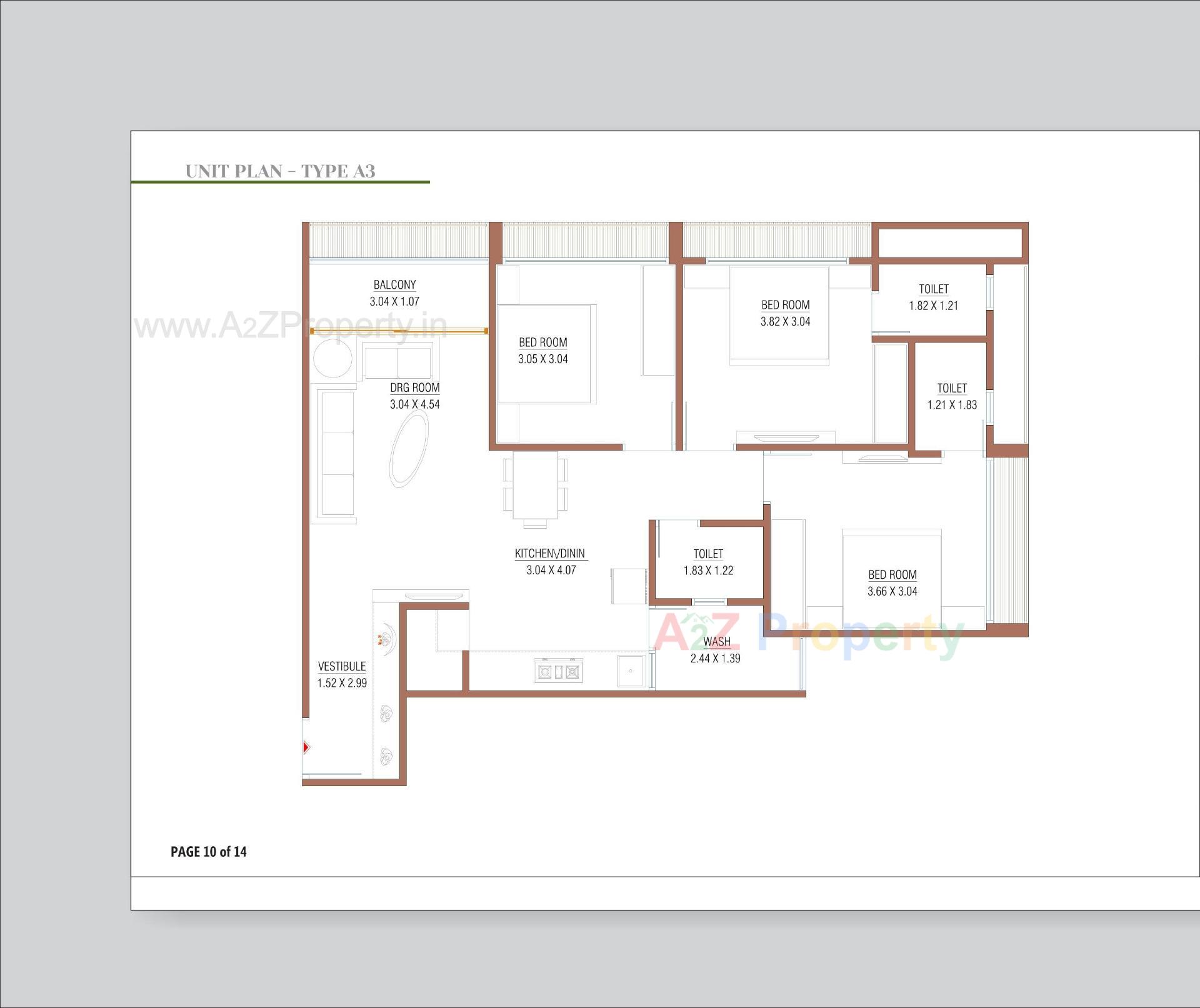 Layout of real estate project Crown Gold located at Bilasiya, Ahmedabad, Gujarat