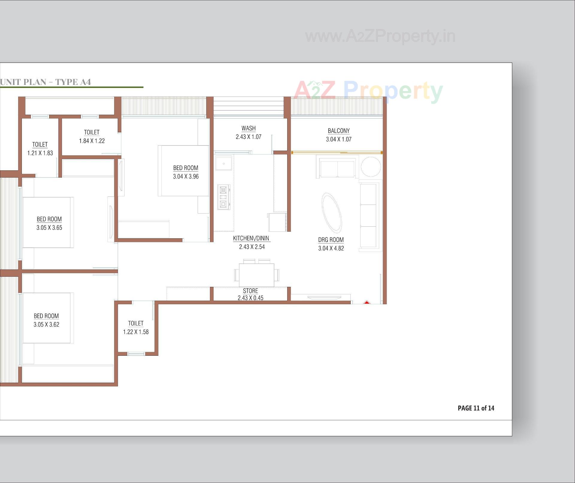 Layout of real estate project Crown Gold located at Bilasiya, Ahmedabad, Gujarat