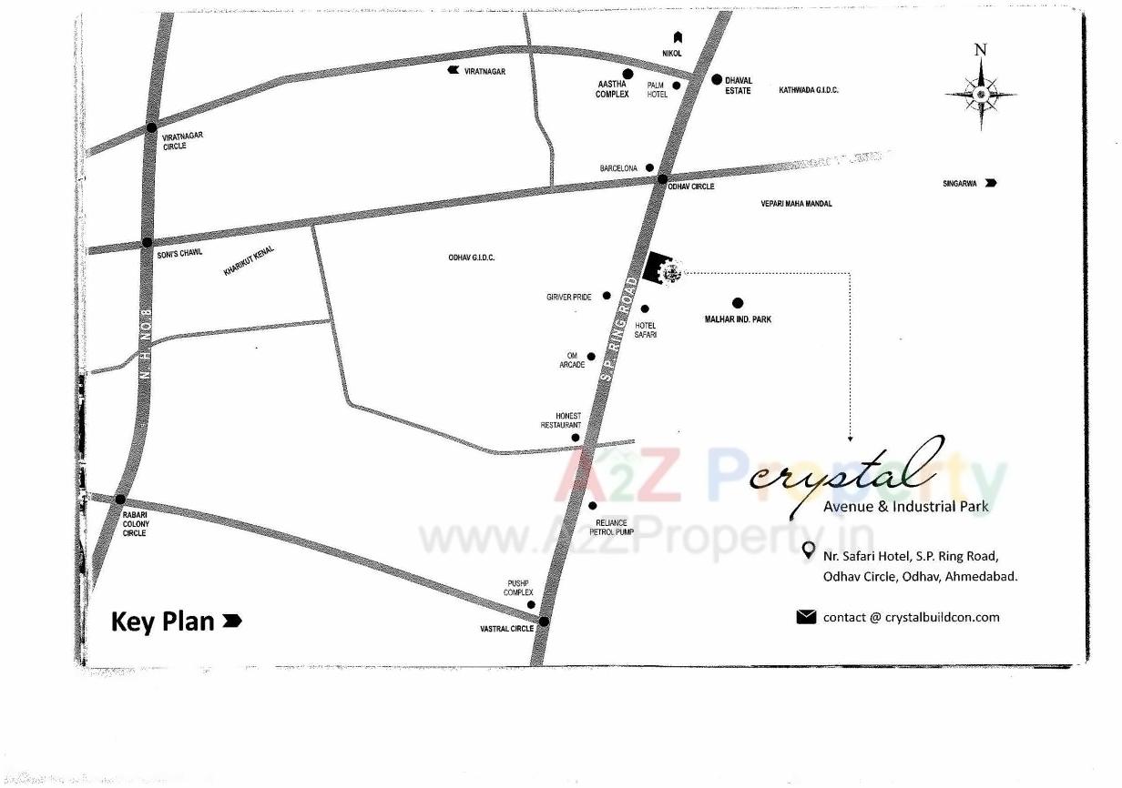  of real estate project Crystal Avenue Industrial Park located at Odhav, Ahmedabad, Gujarat