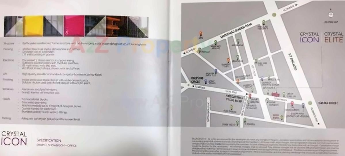  of real estate project Crystal Ellite Icon Icon located at Naroda, Ahmedabad, Gujarat