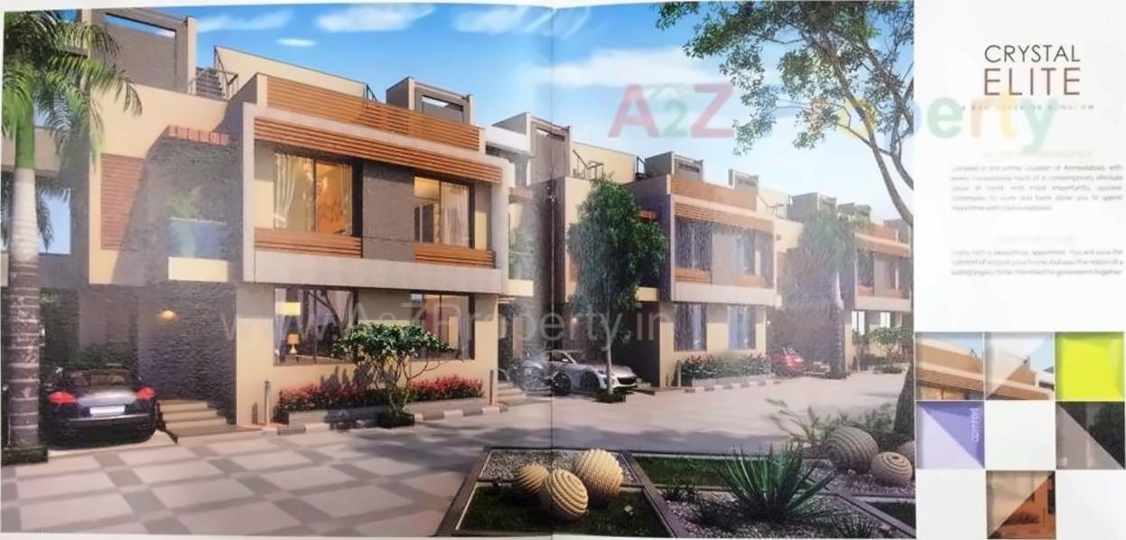 3D Elevation of real estate project Crystal Ellite Icon Icon located at Naroda, Ahmedabad, Gujarat