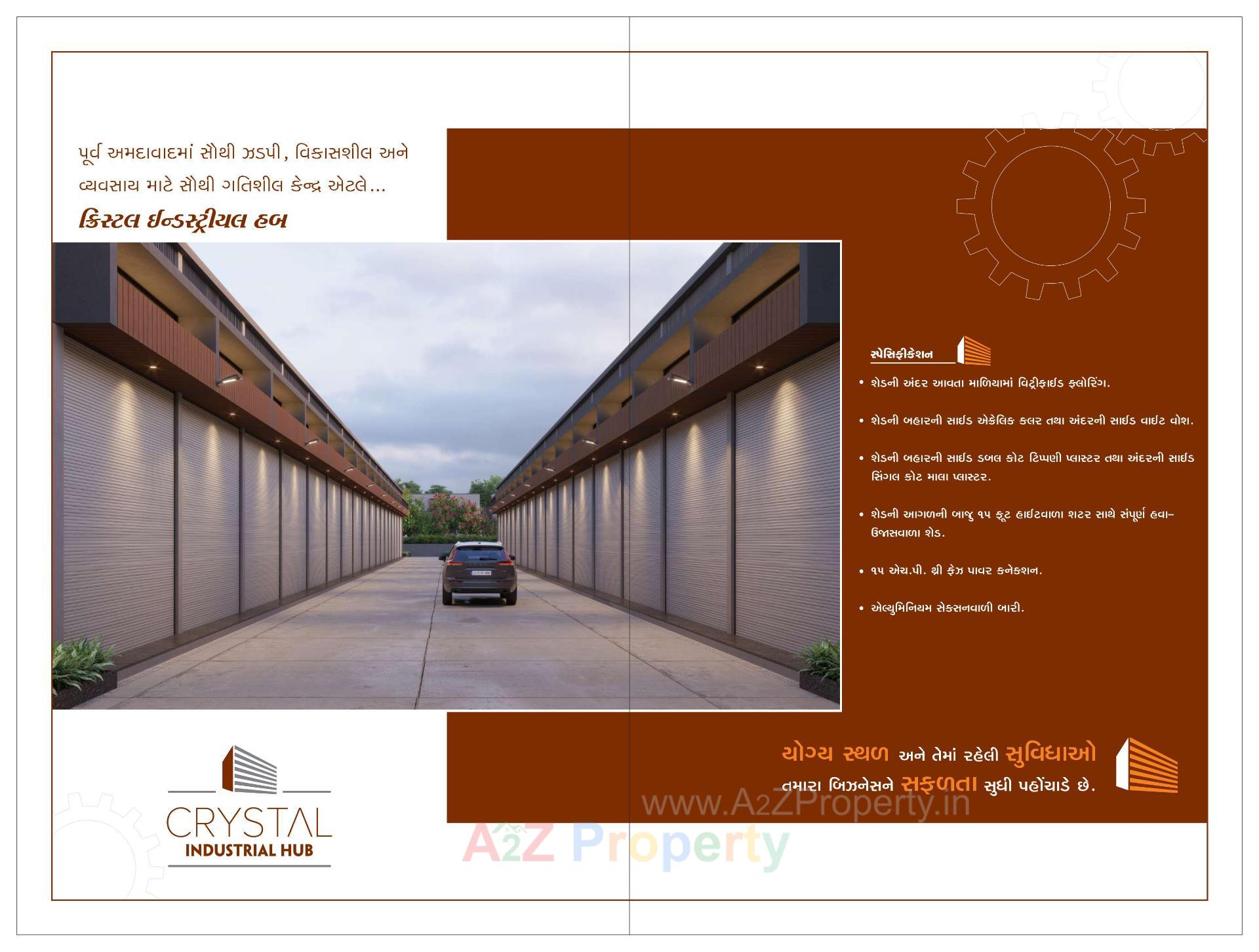  of real estate project Crystal Industrial Hub located at Kathwada, Ahmedabad, Gujarat