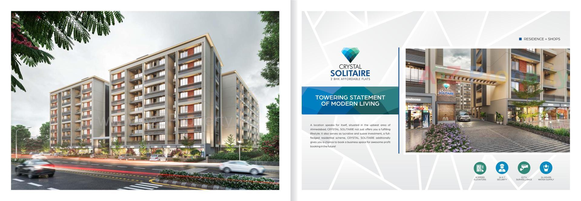  of real estate project Crystal Solitaire located at Vinzol, Ahmedabad, Gujarat