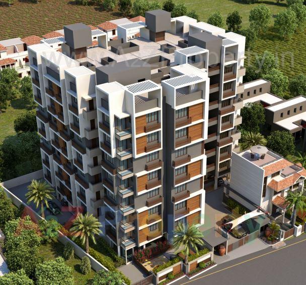 3D Elevation of real estate project D M Pride located at Ghodasar, Ahmedabad, Gujarat
