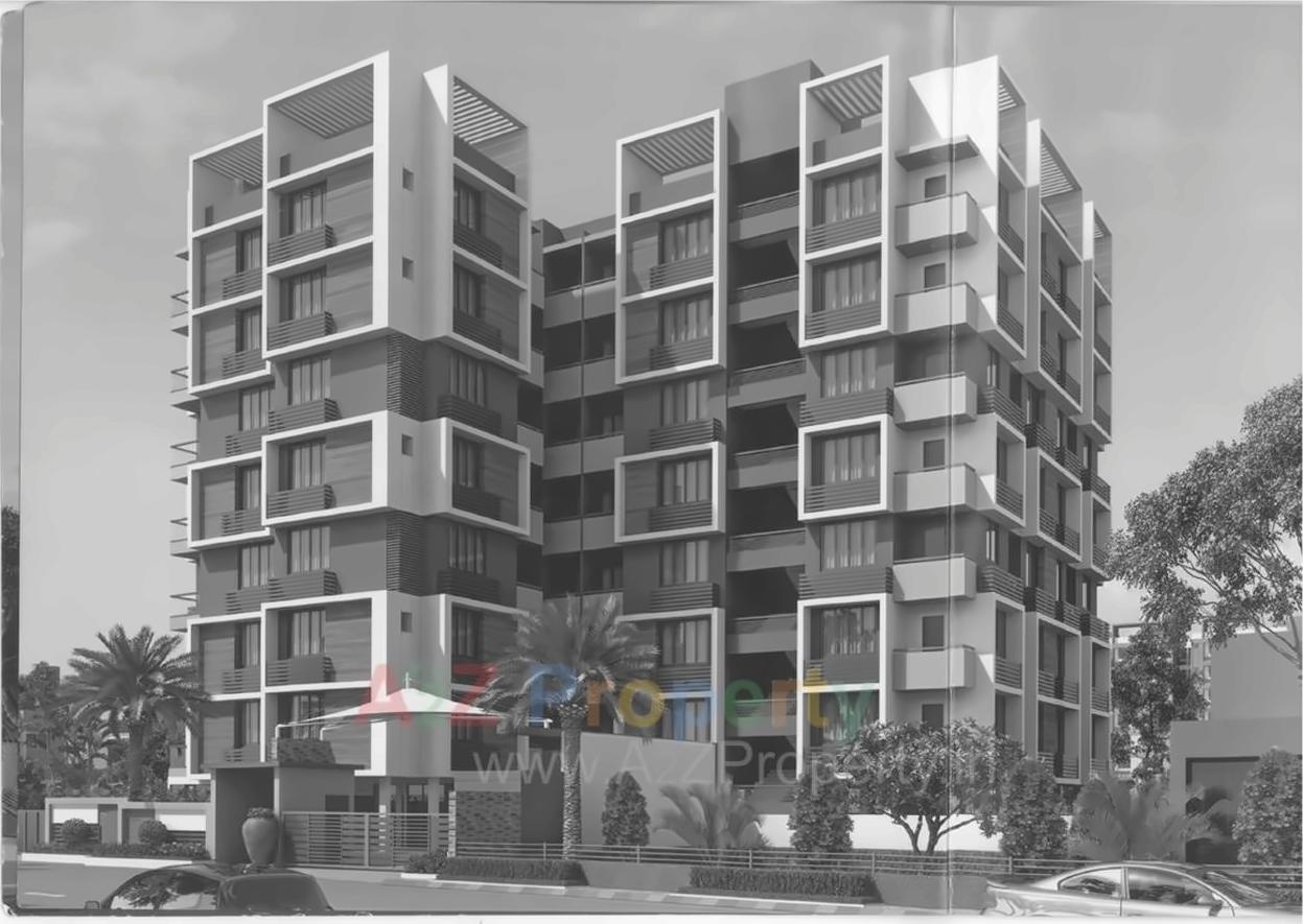 3D Elevation of real estate project D M Pride located at Ghodasar, Ahmedabad, Gujarat