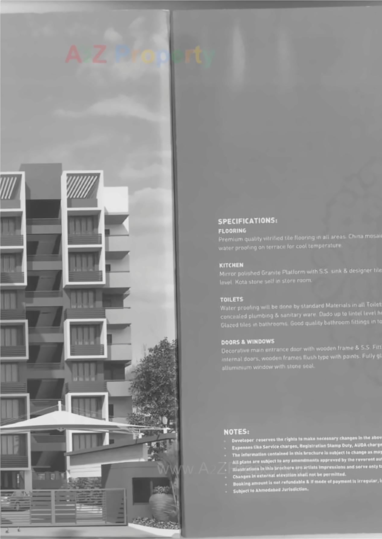 3D Elevation of real estate project D M Pride located at Ghodasar, Ahmedabad, Gujarat