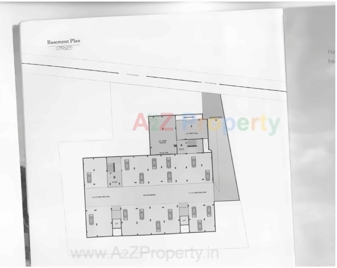 Layout of real estate project D M Pride located at Ghodasar, Ahmedabad, Gujarat