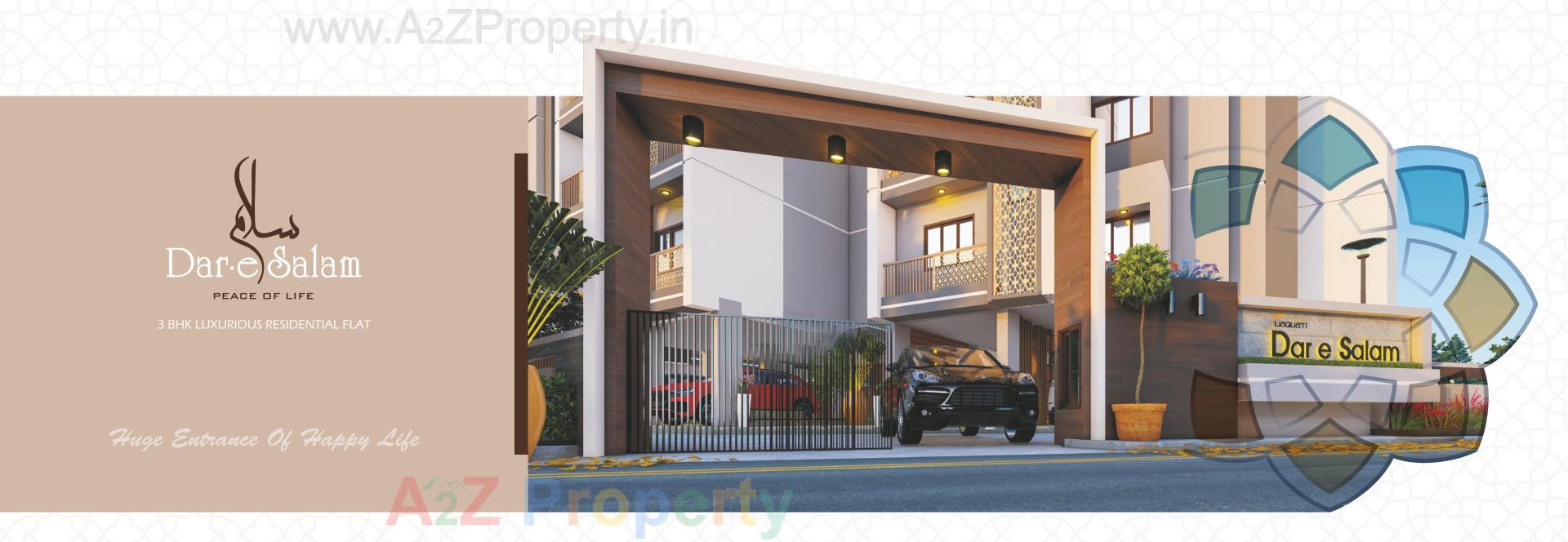 3D Elevation of real estate project Dar E Salam Residency located at Gyaspur, Ahmedabad, Gujarat
