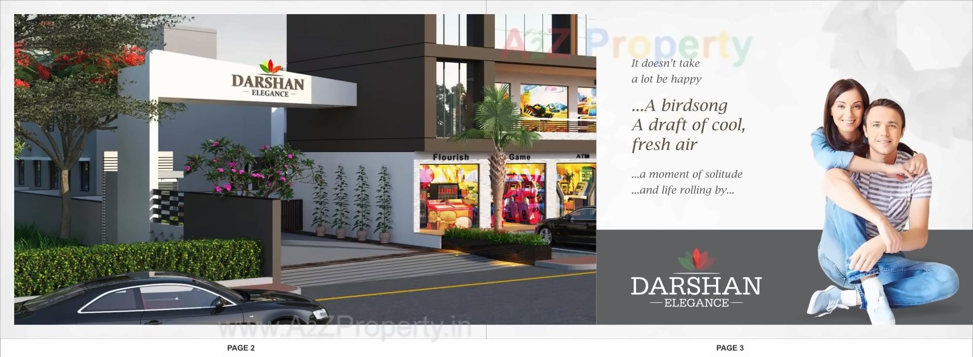 3D Elevation of real estate project Darshan Elegance located at Sanand, Ahmedabad, Gujarat